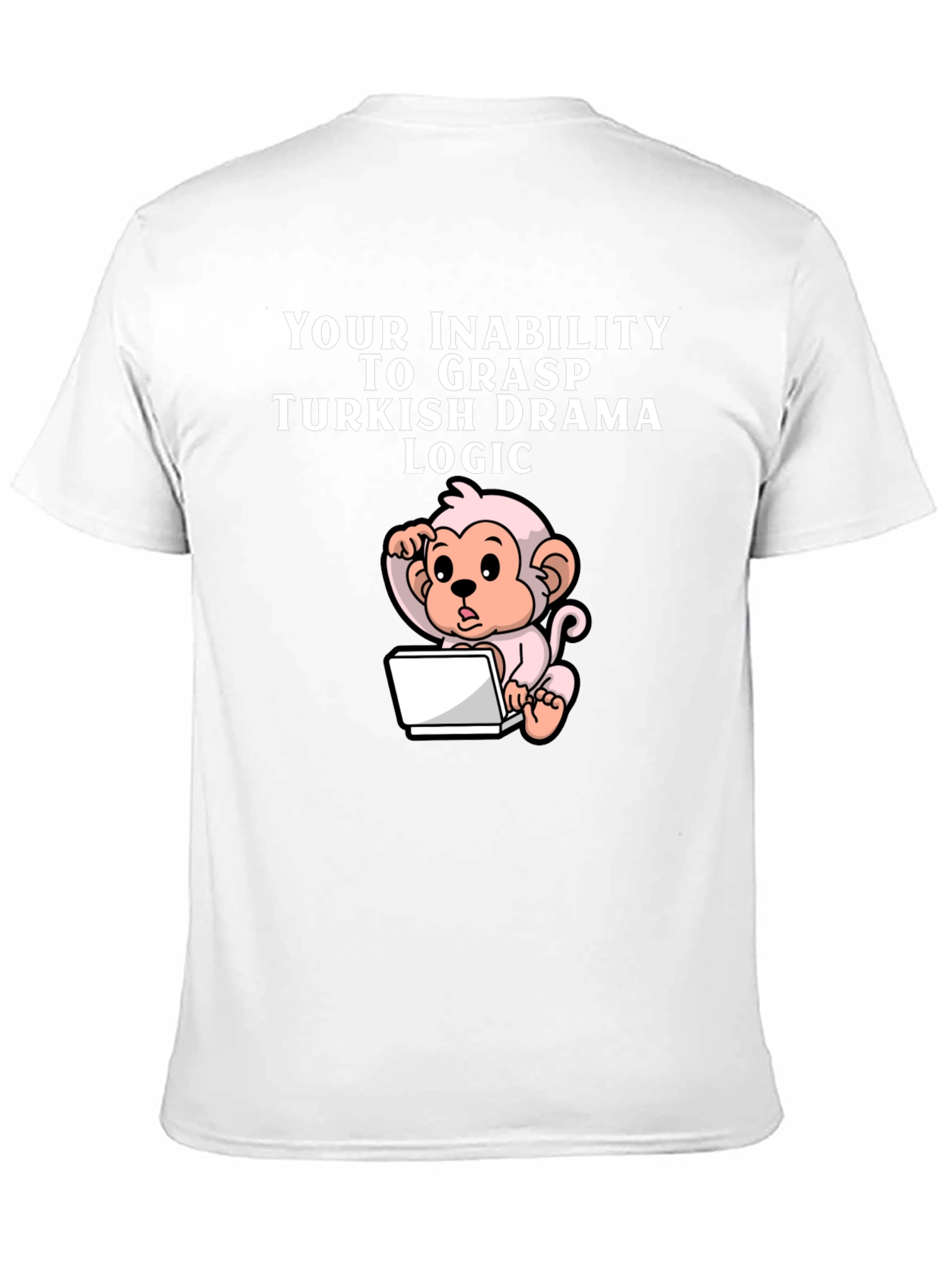 Humorous Turkish Drama Logic Monkey T-Shirt