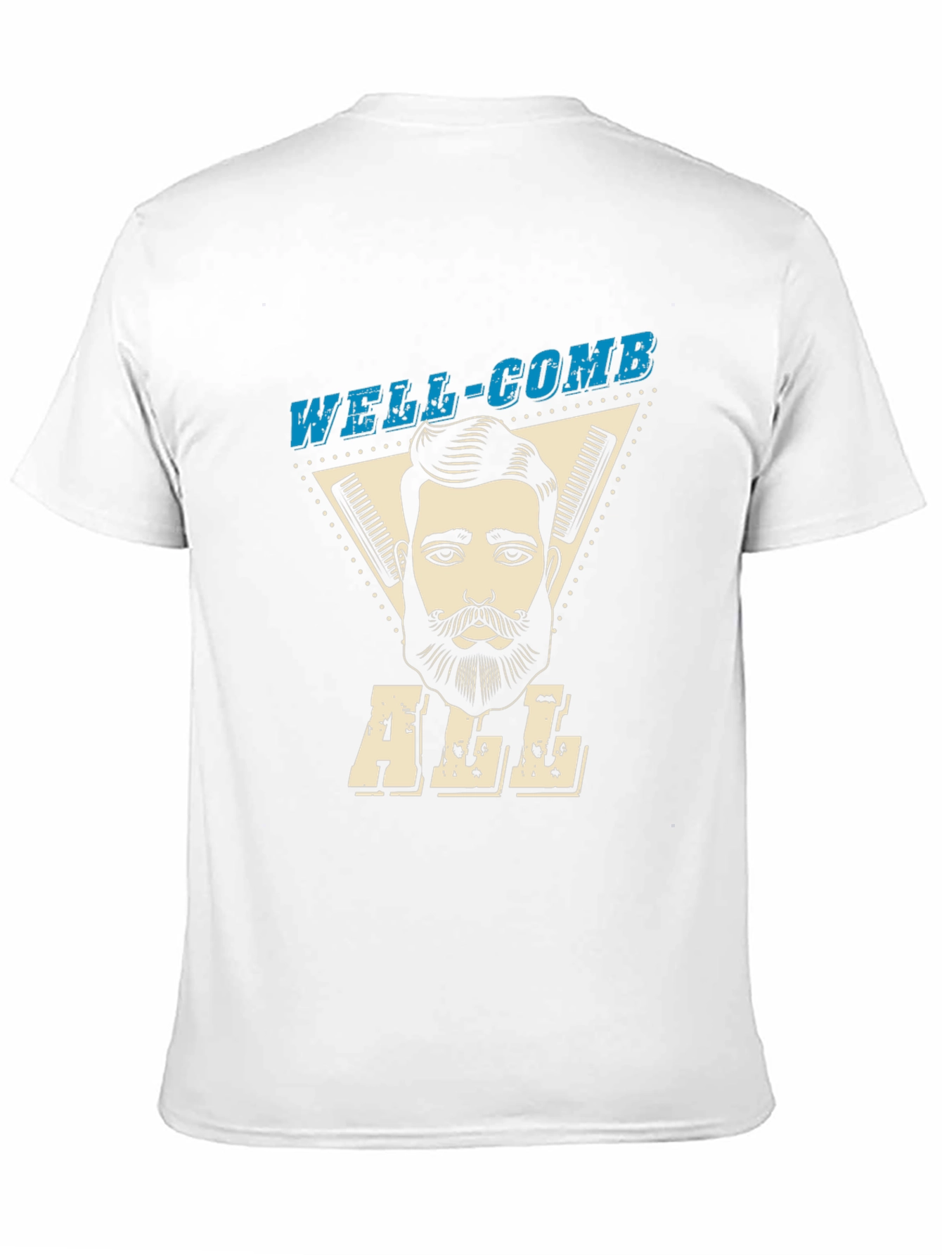 Well-Comb All Black Graphic Tee