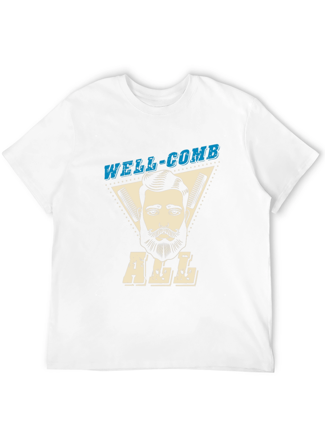 Well-Comb All Black Graphic Tee