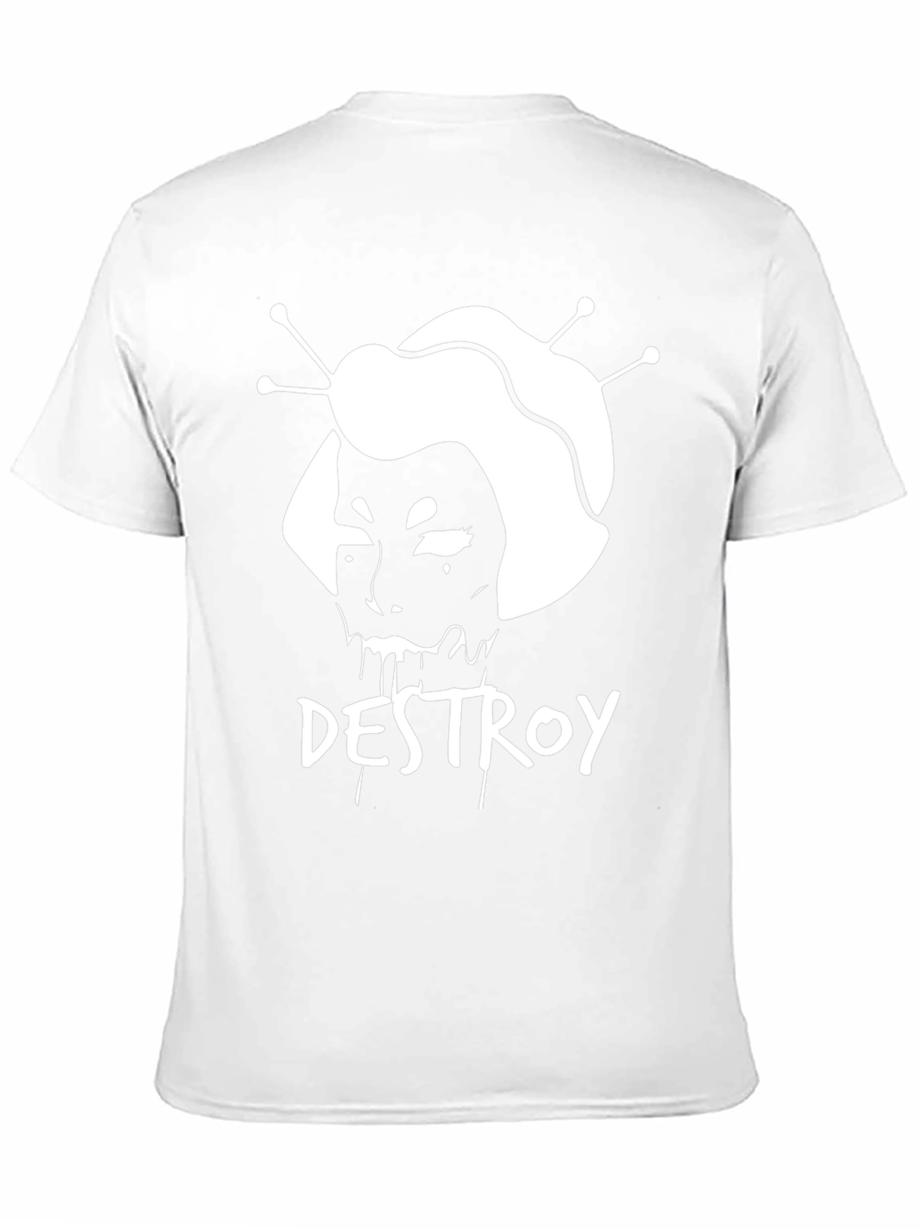 Destroy Graphic Tee - Edgy Black T-Shirt