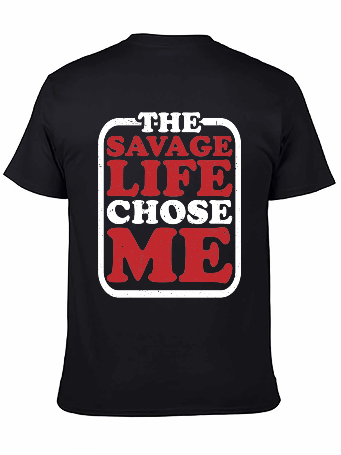Savage Life Black Graphic T-Shirt