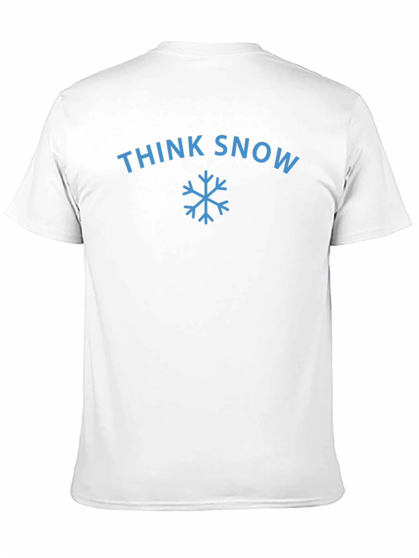 Think Snow Graphic Tee - Winter Holiday Shirt
