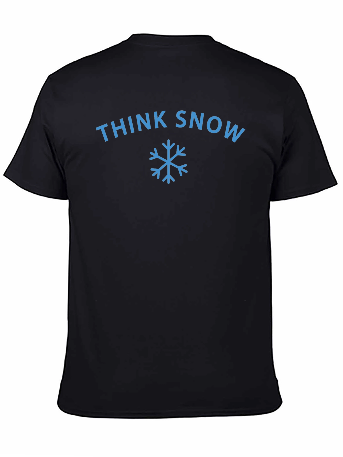 Think Snow Graphic Tee - Winter Holiday Shirt