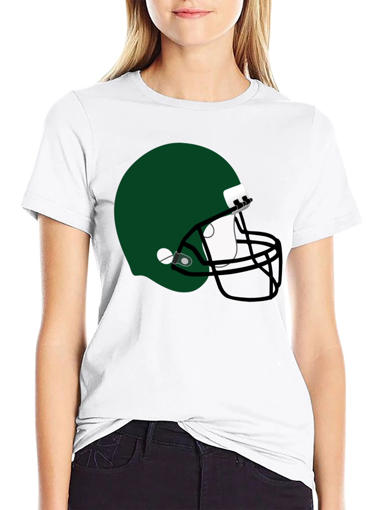 Football Helmet Graphic Tee