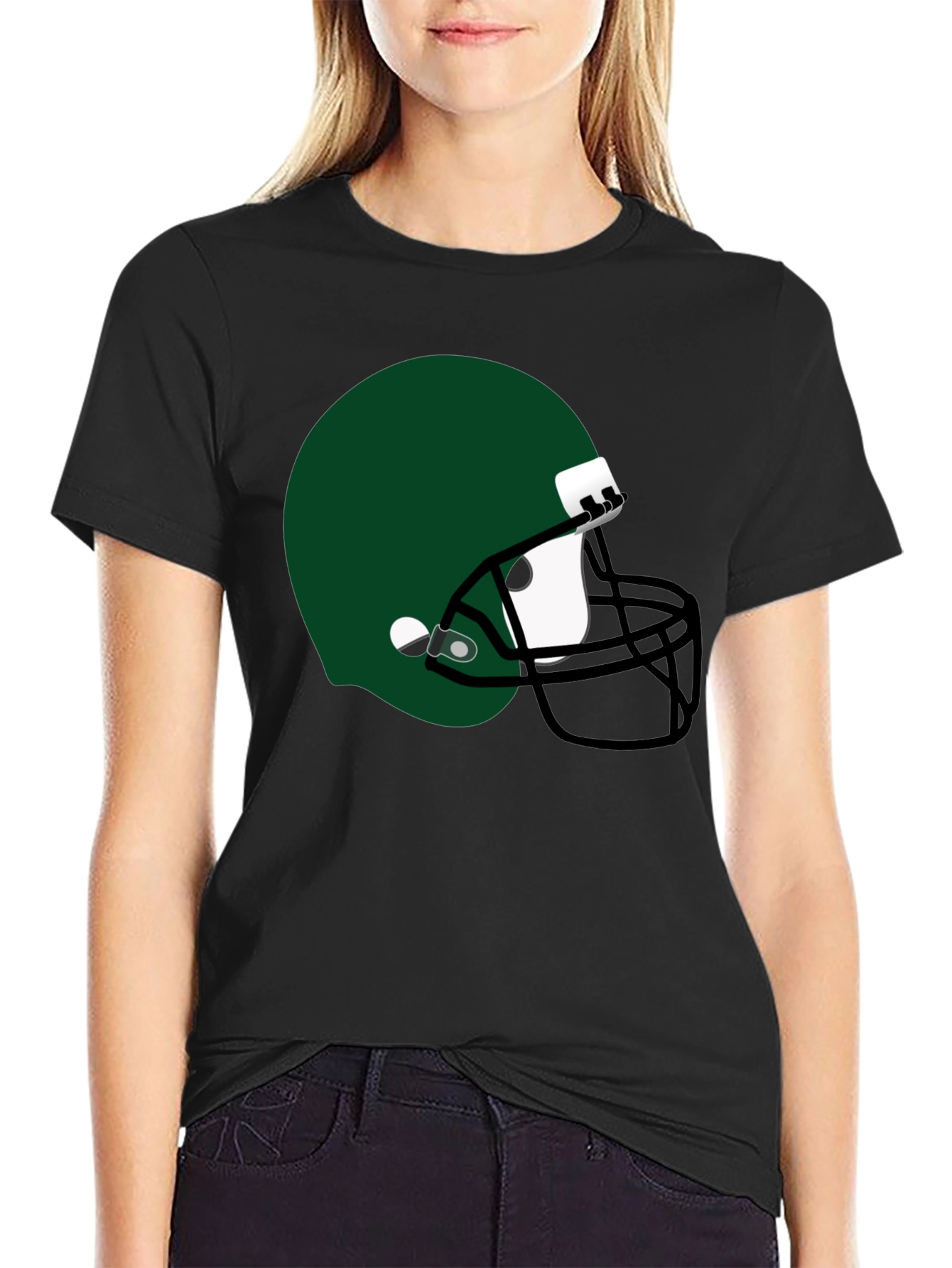 Football Helmet Graphic Tee