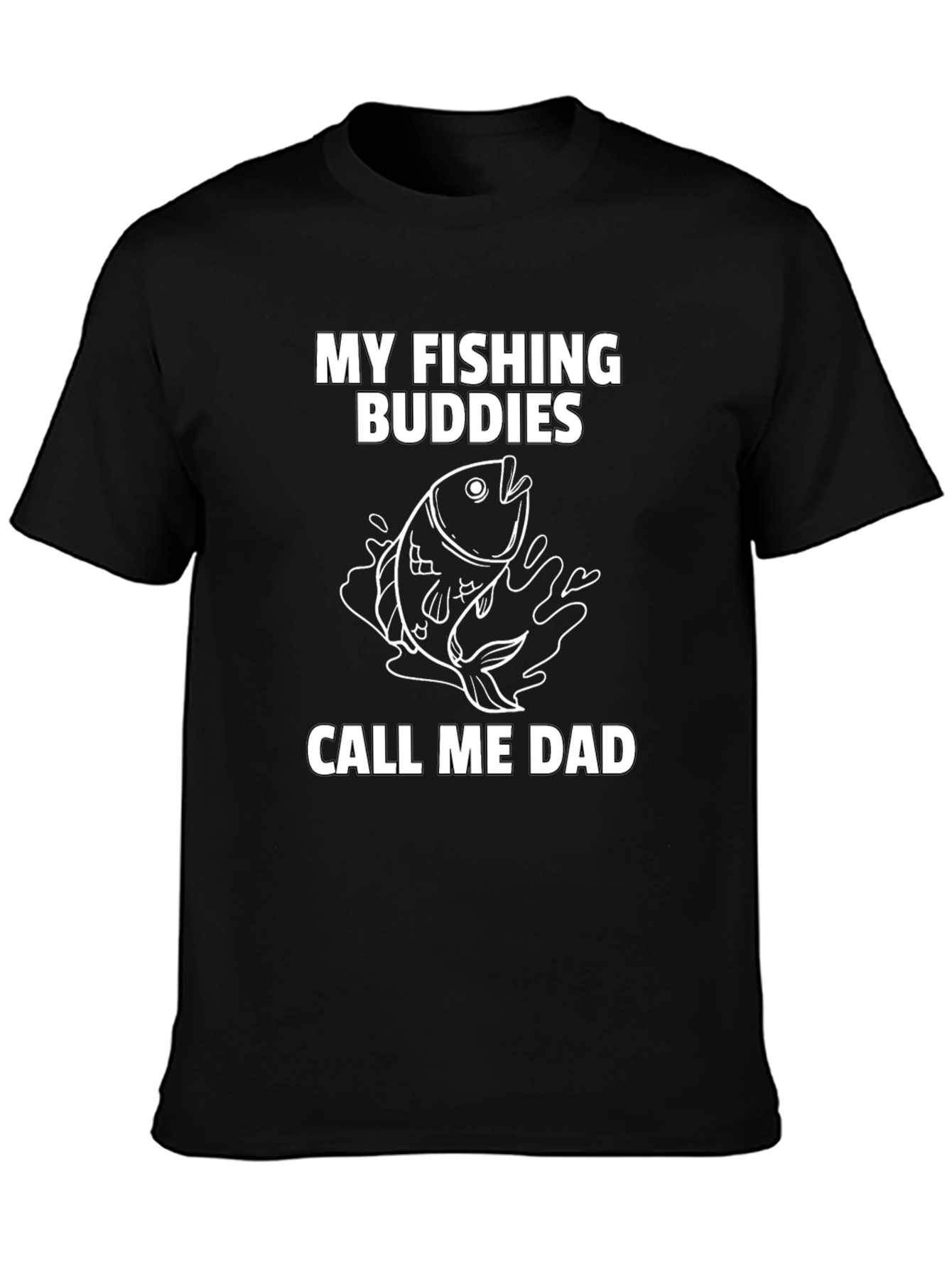 Fishing Buddies Dad T-Shirt - Angler Fathers Day Gift