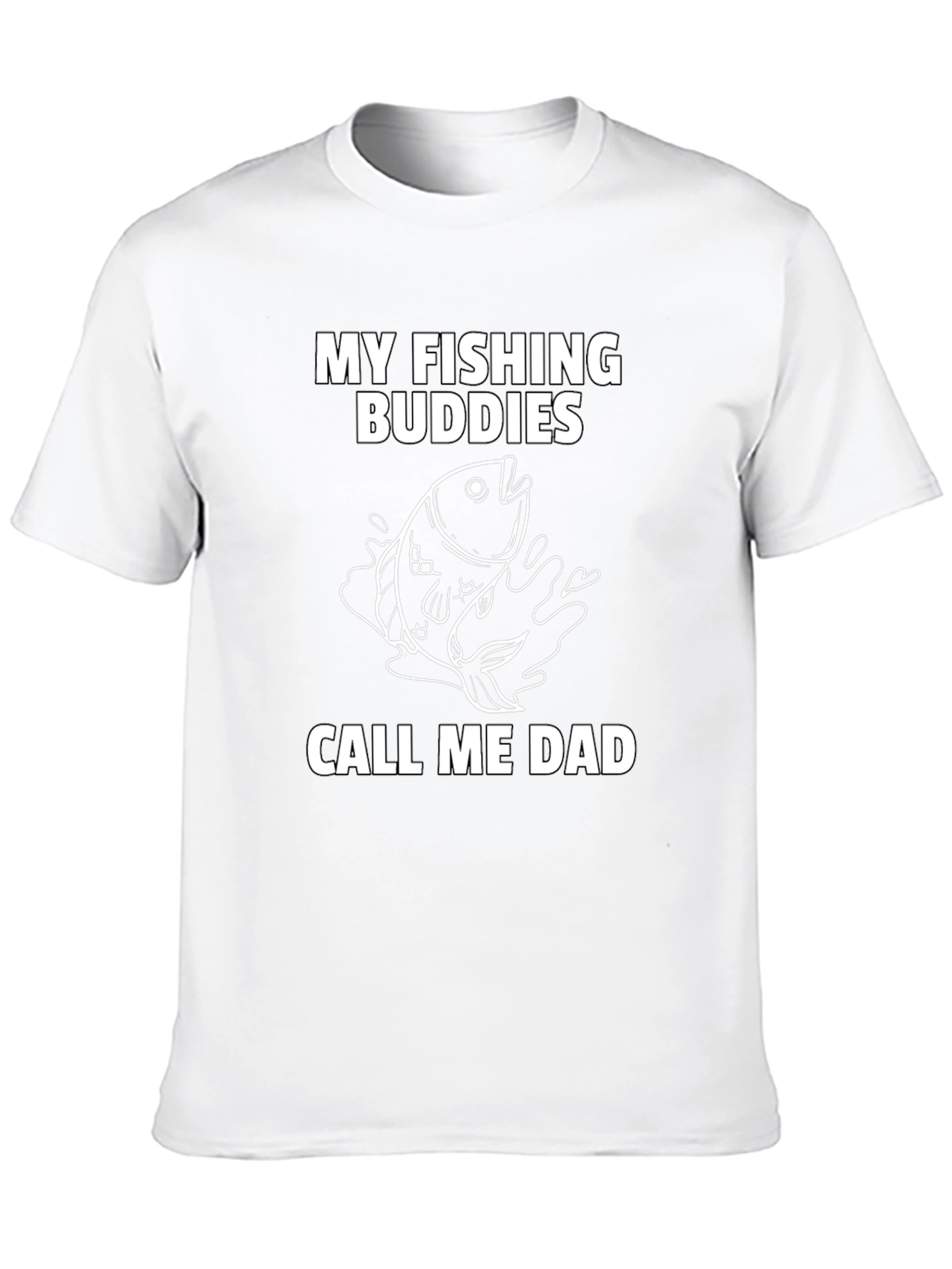 Fishing Buddies Dad T-Shirt - Angler Fathers Day Gift