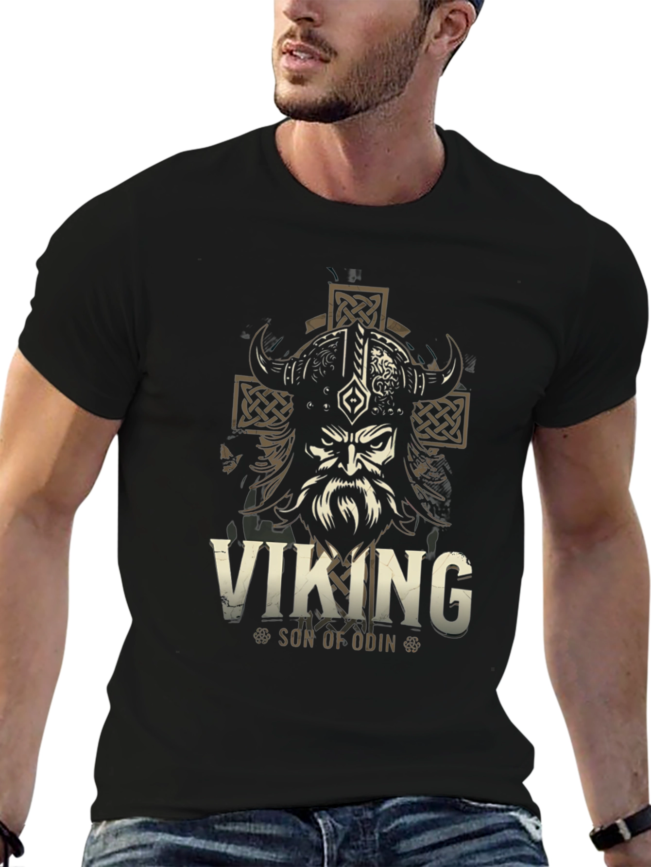 Viking Son of Odin Black T-Shirt