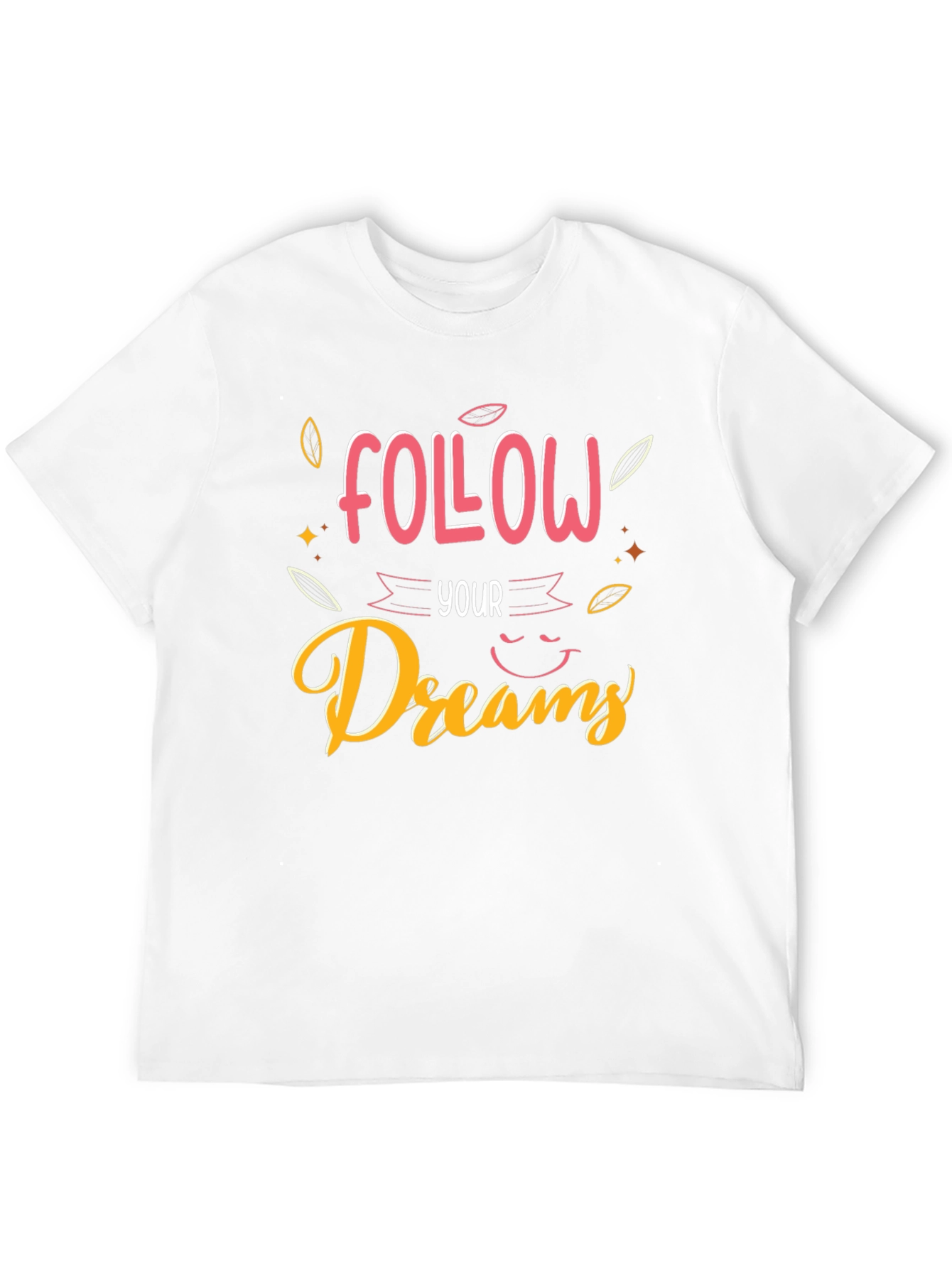 Follow Your Dreams Black Graphic Tee