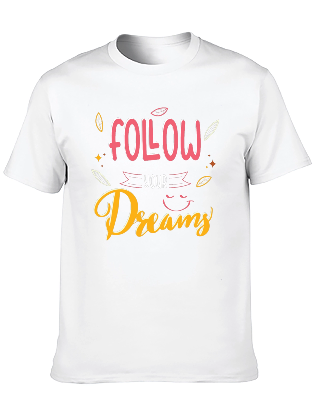 Follow Your Dreams Black Graphic Tee