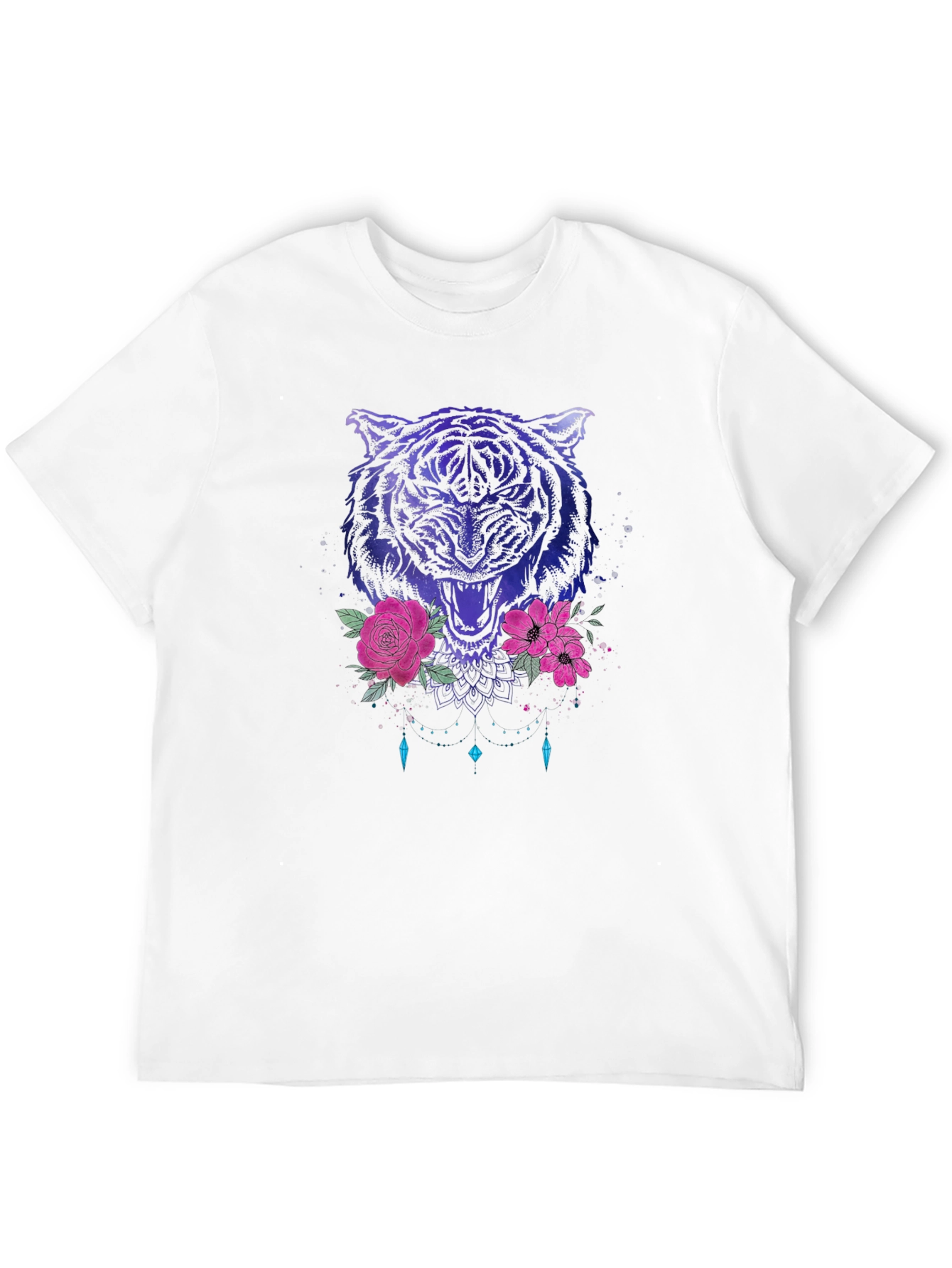 Tiger Floral Graphic T-Shirt - Modern Streetwear