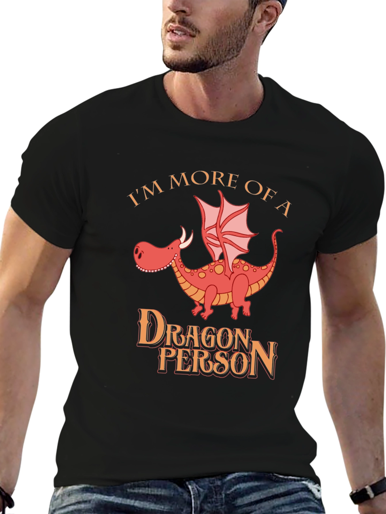 Dragon Person T-Shirt: Funny Dragon Lover Tee