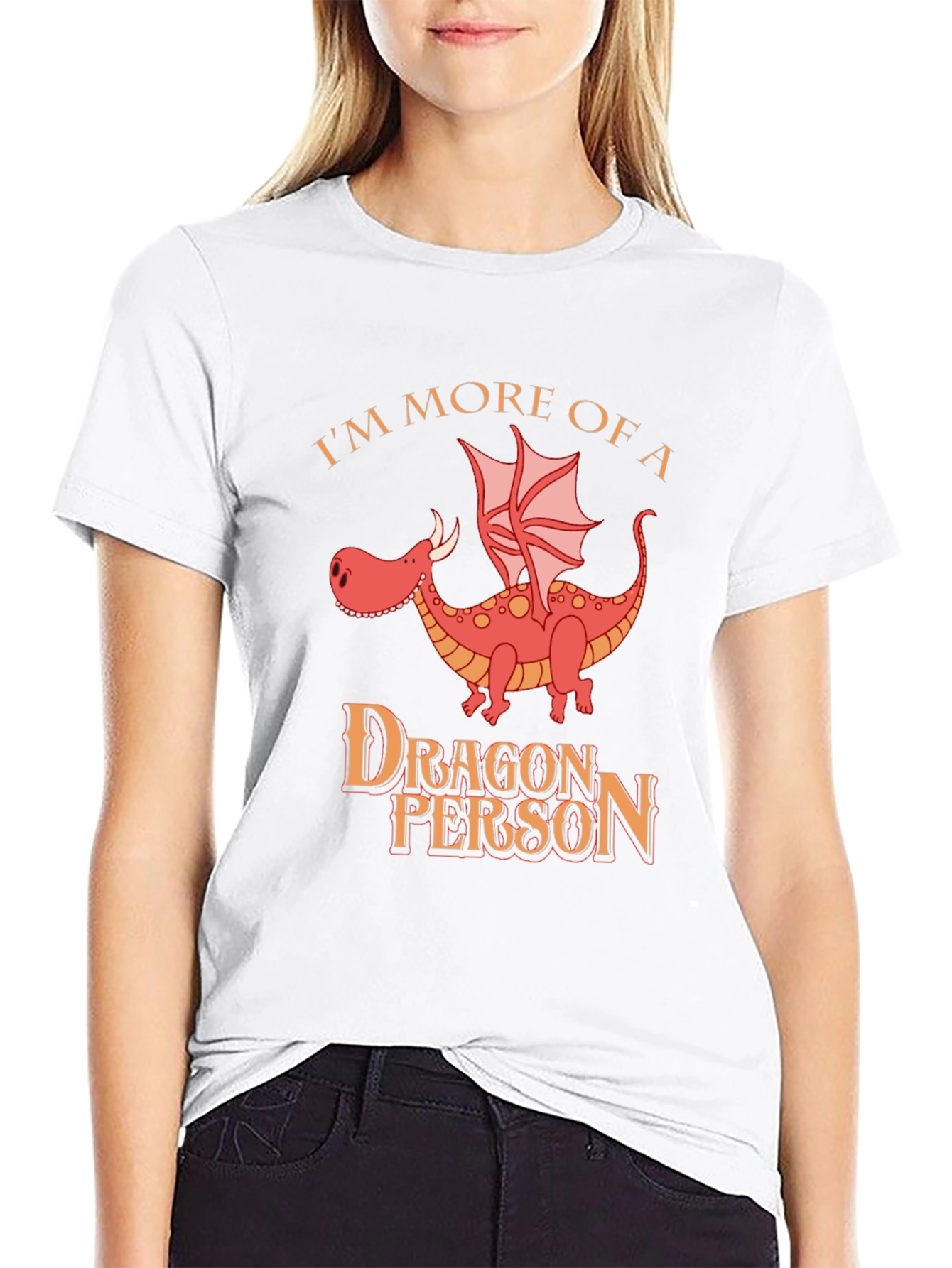 Dragon Person T-Shirt: Funny Dragon Lover Tee