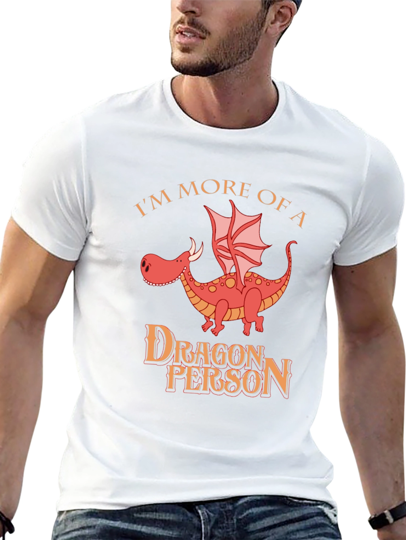 Dragon Person T-Shirt: Funny Dragon Lover Tee