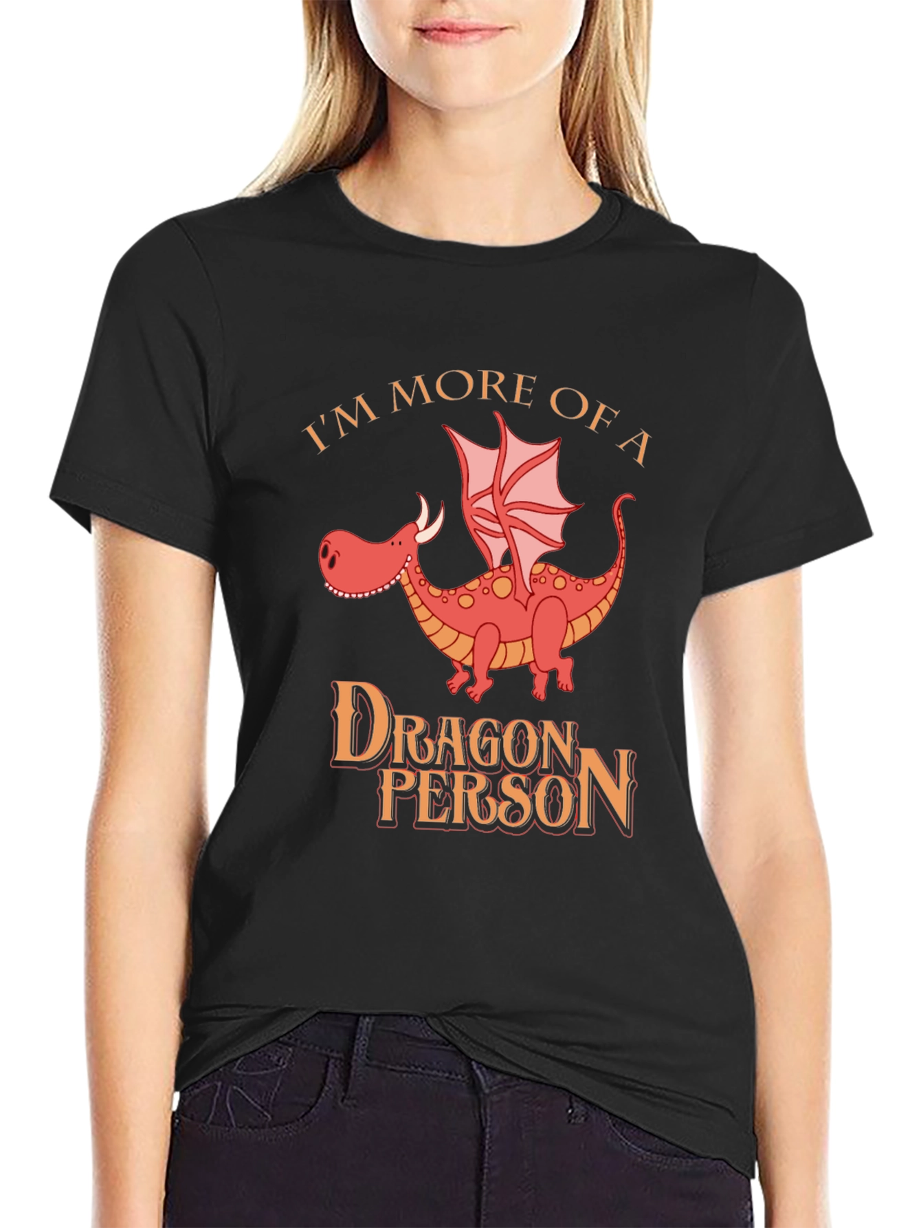 Dragon Person T-Shirt: Funny Dragon Lover Tee