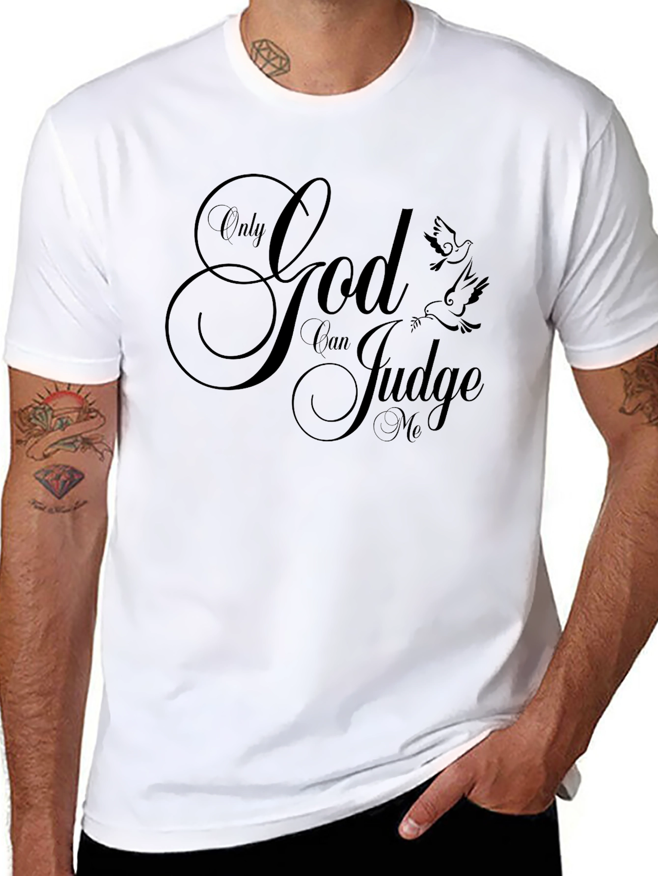 Only God Can Judge Me Graphic Tee