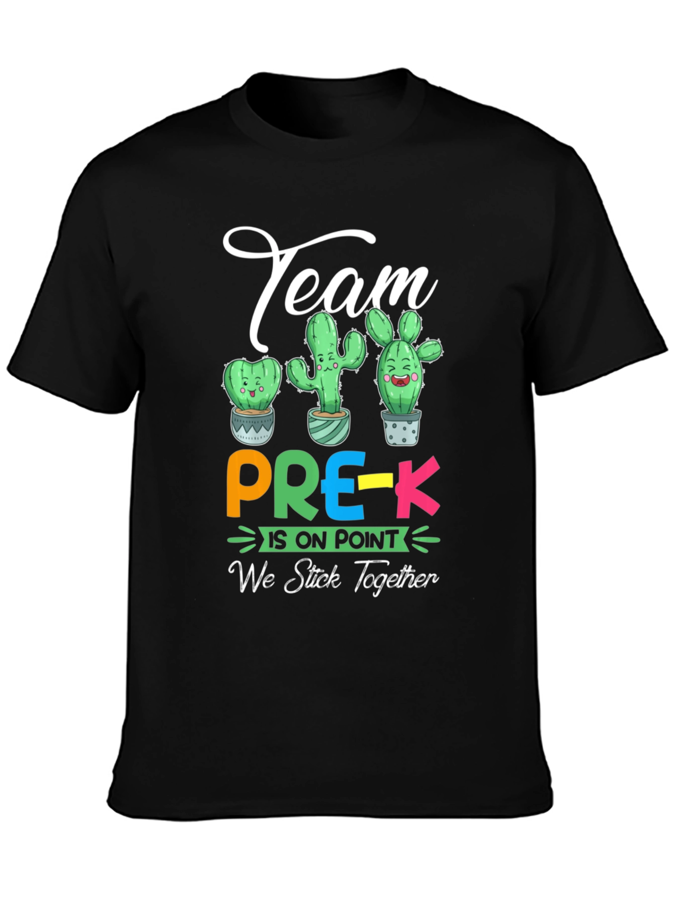 Team Pre-K Cactus Graphic T-Shirt