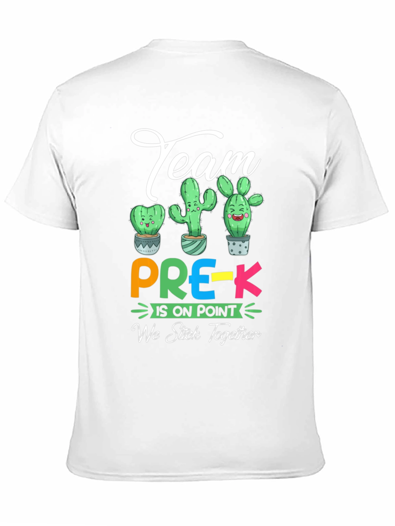Team Pre-K Cactus Graphic T-Shirt