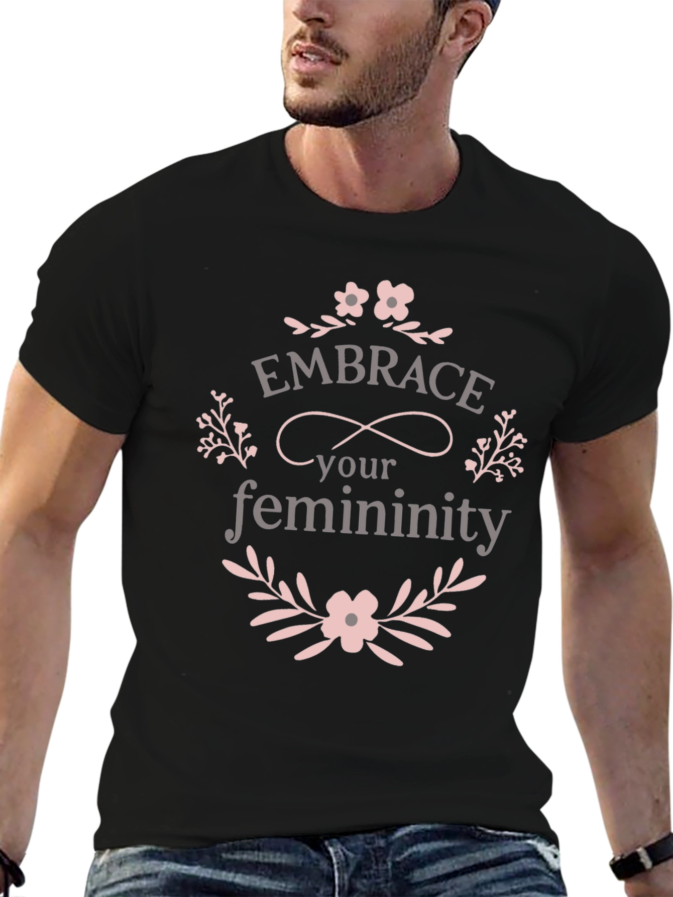 Embrace Your Femininity Graphic T-Shirt