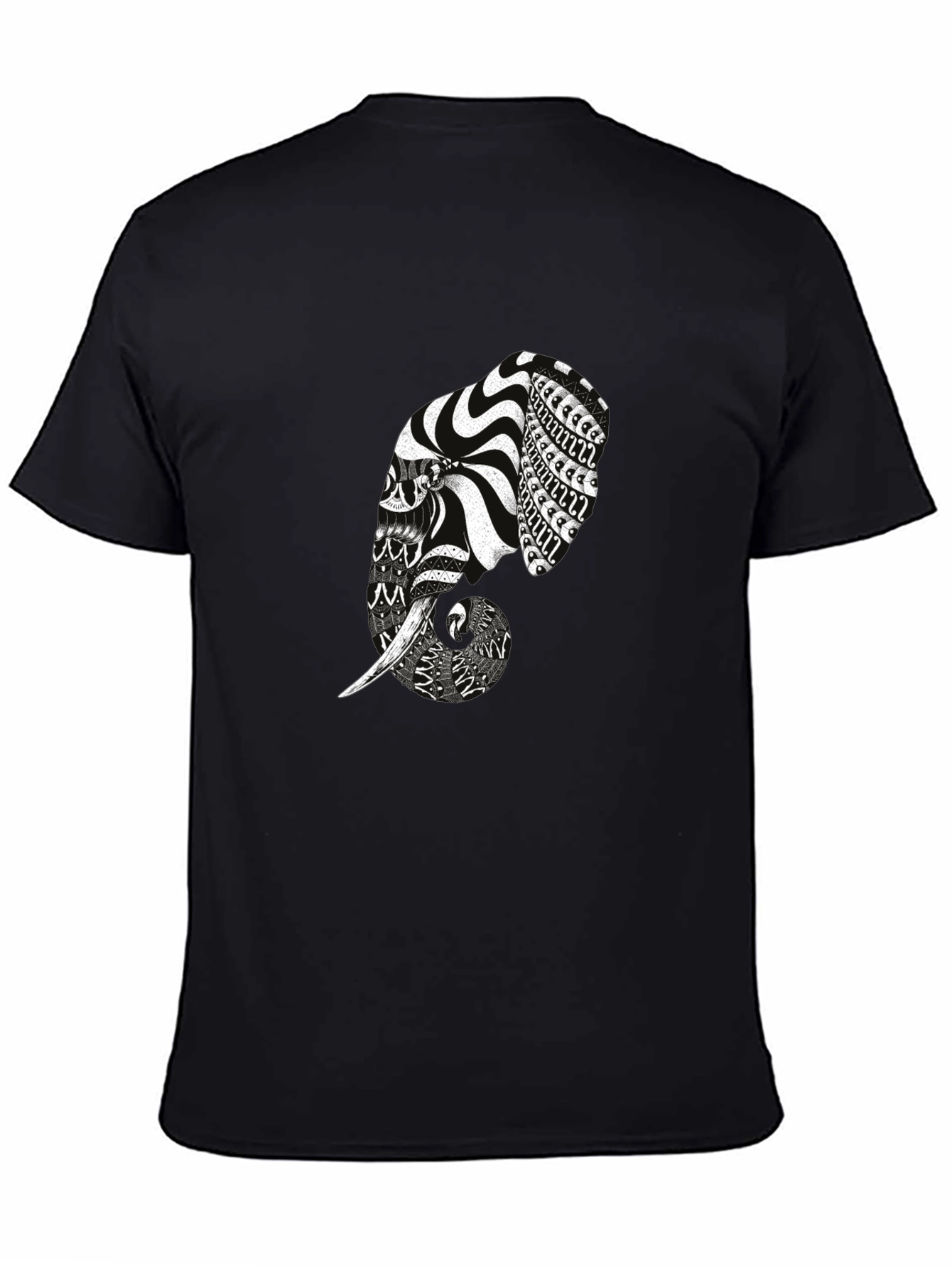 Elephant Graphic Print Tee - Modern Mens T-Shirt