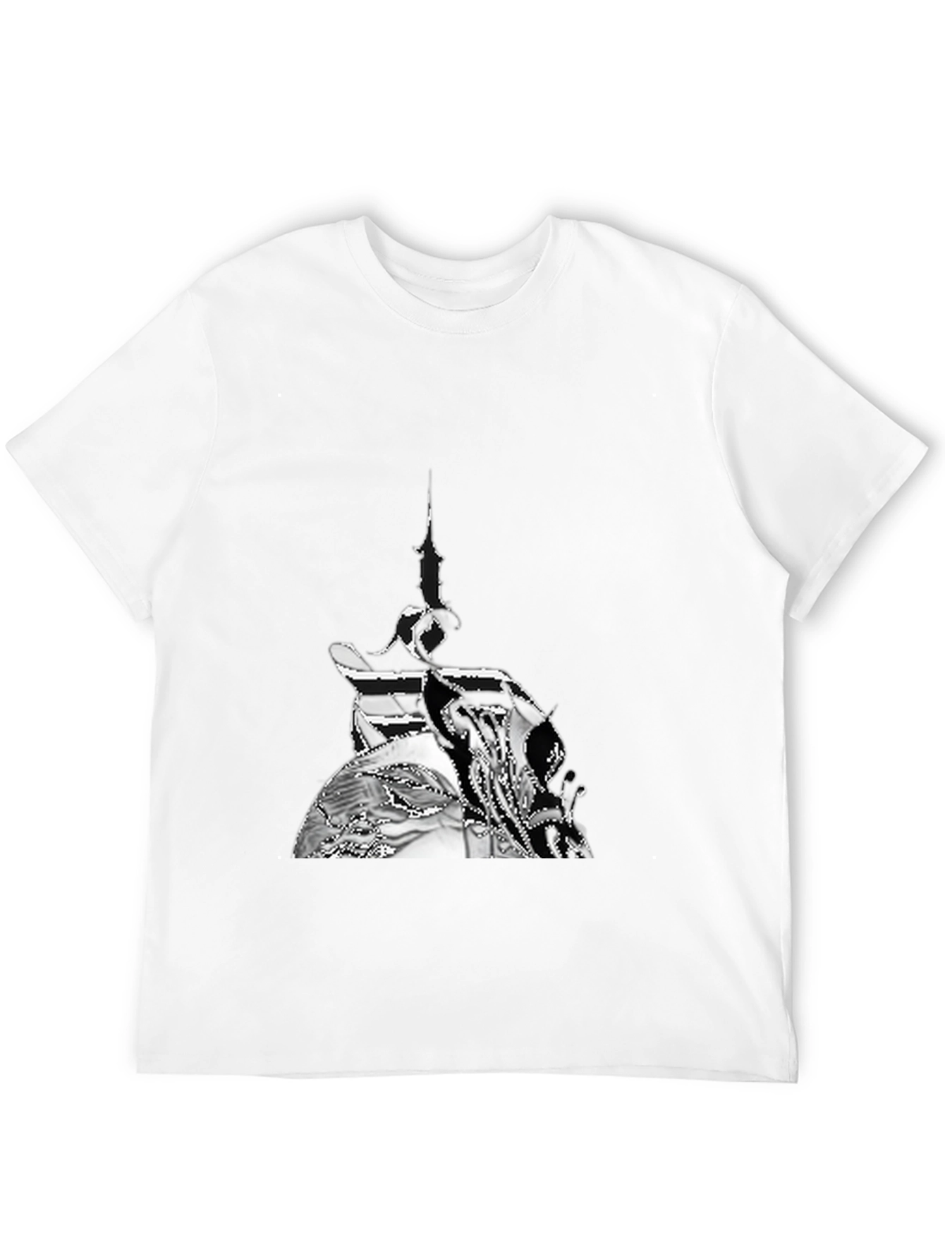 Abstract Art Black T-Shirt