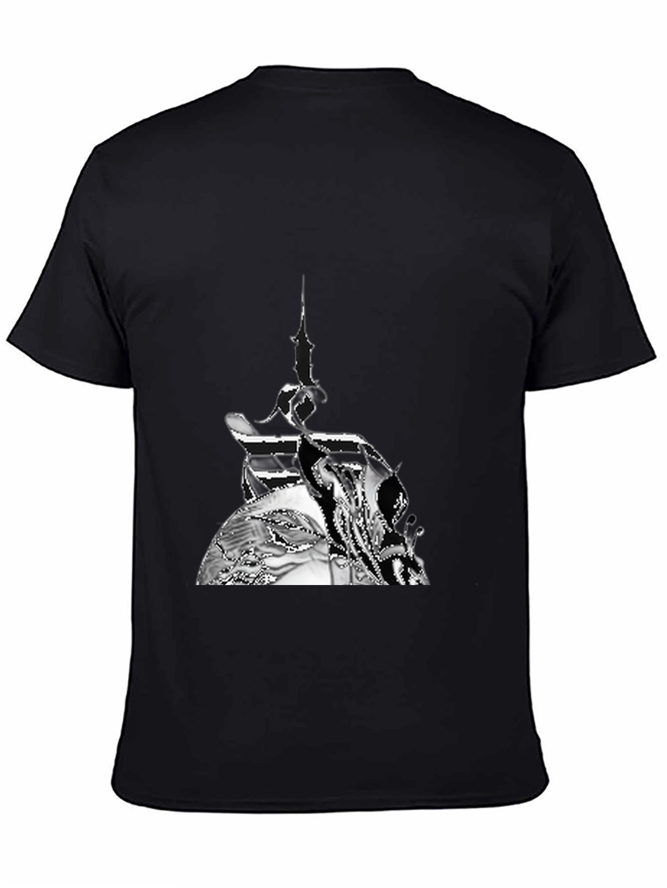 Abstract Art Black T-Shirt