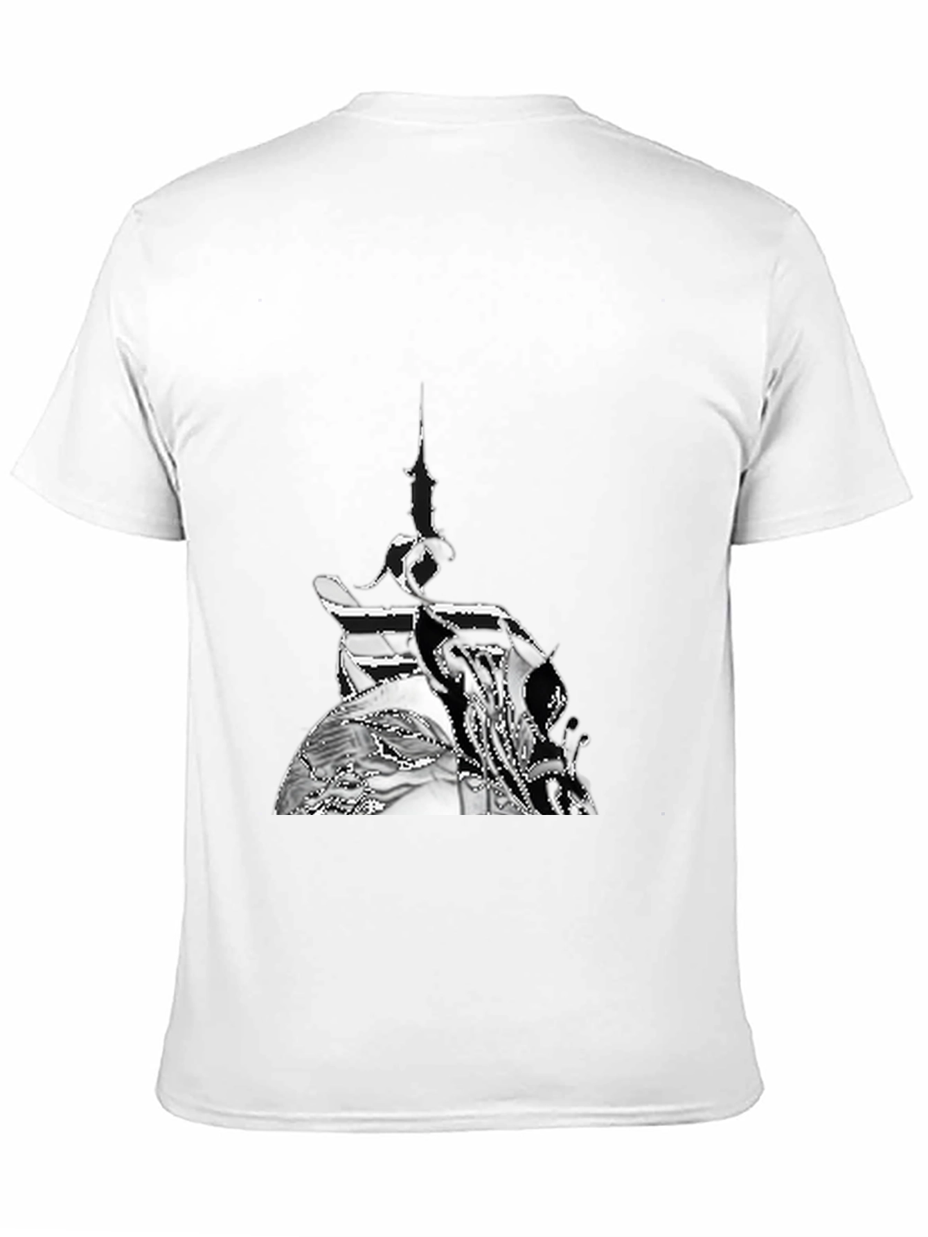 Abstract Art Black T-Shirt