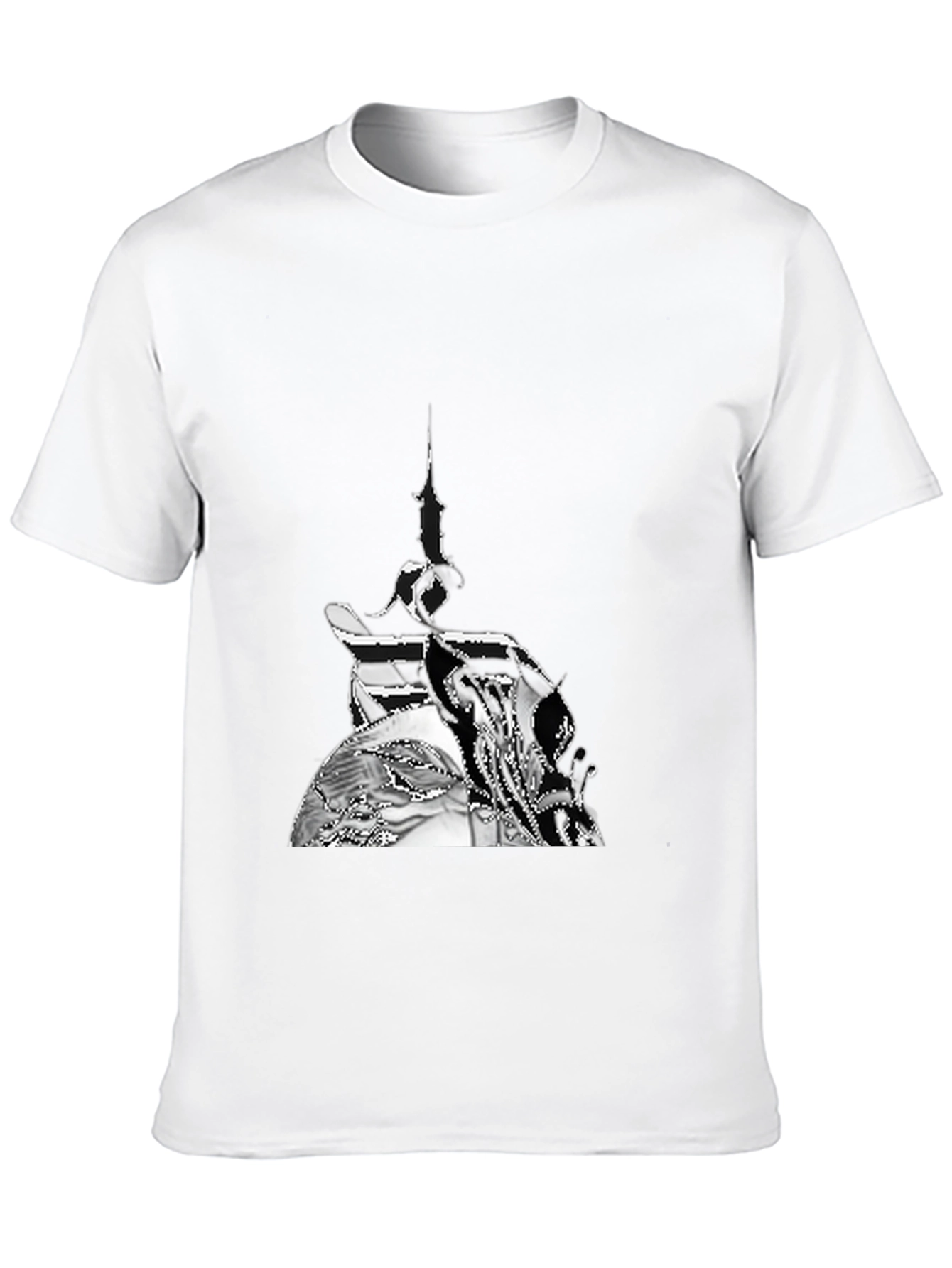 Abstract Art Black T-Shirt