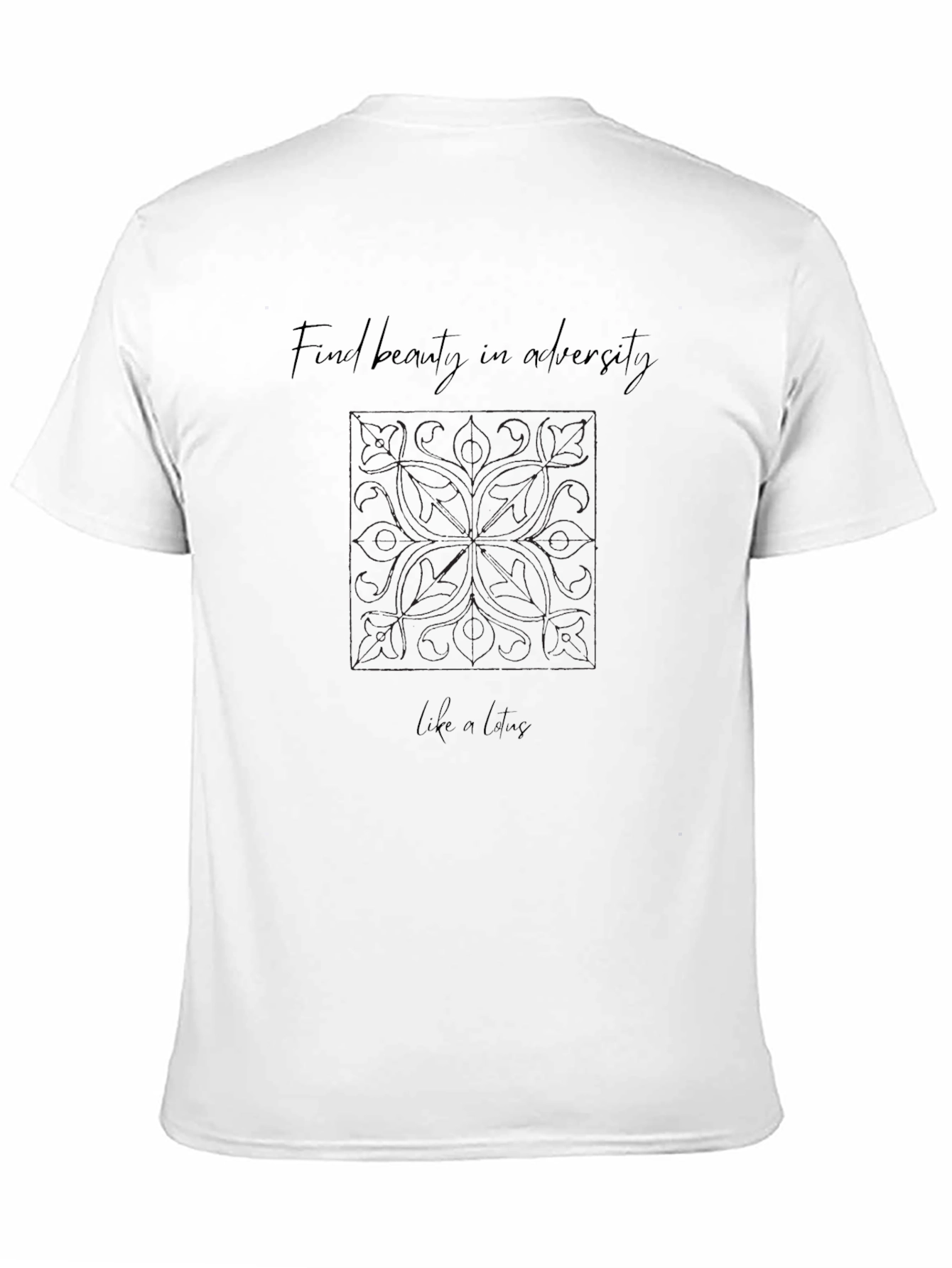 Beauty in Adversity Lotus Graphic Tee
