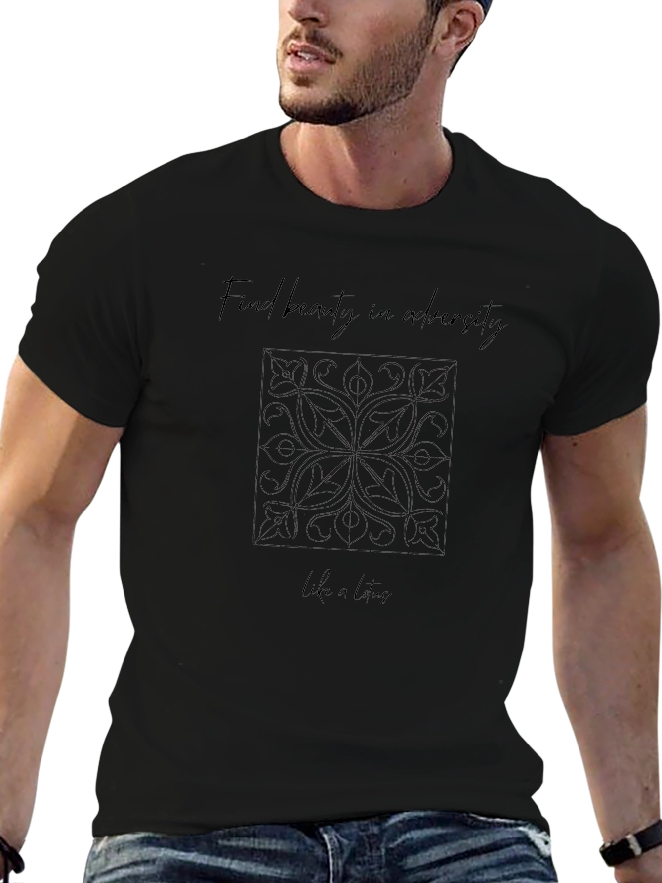 Beauty in Adversity Lotus Graphic Tee