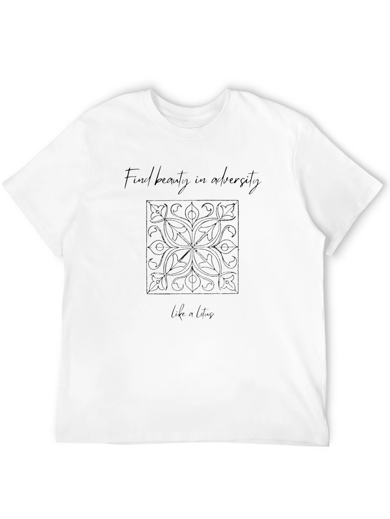 Beauty in Adversity Lotus Graphic Tee