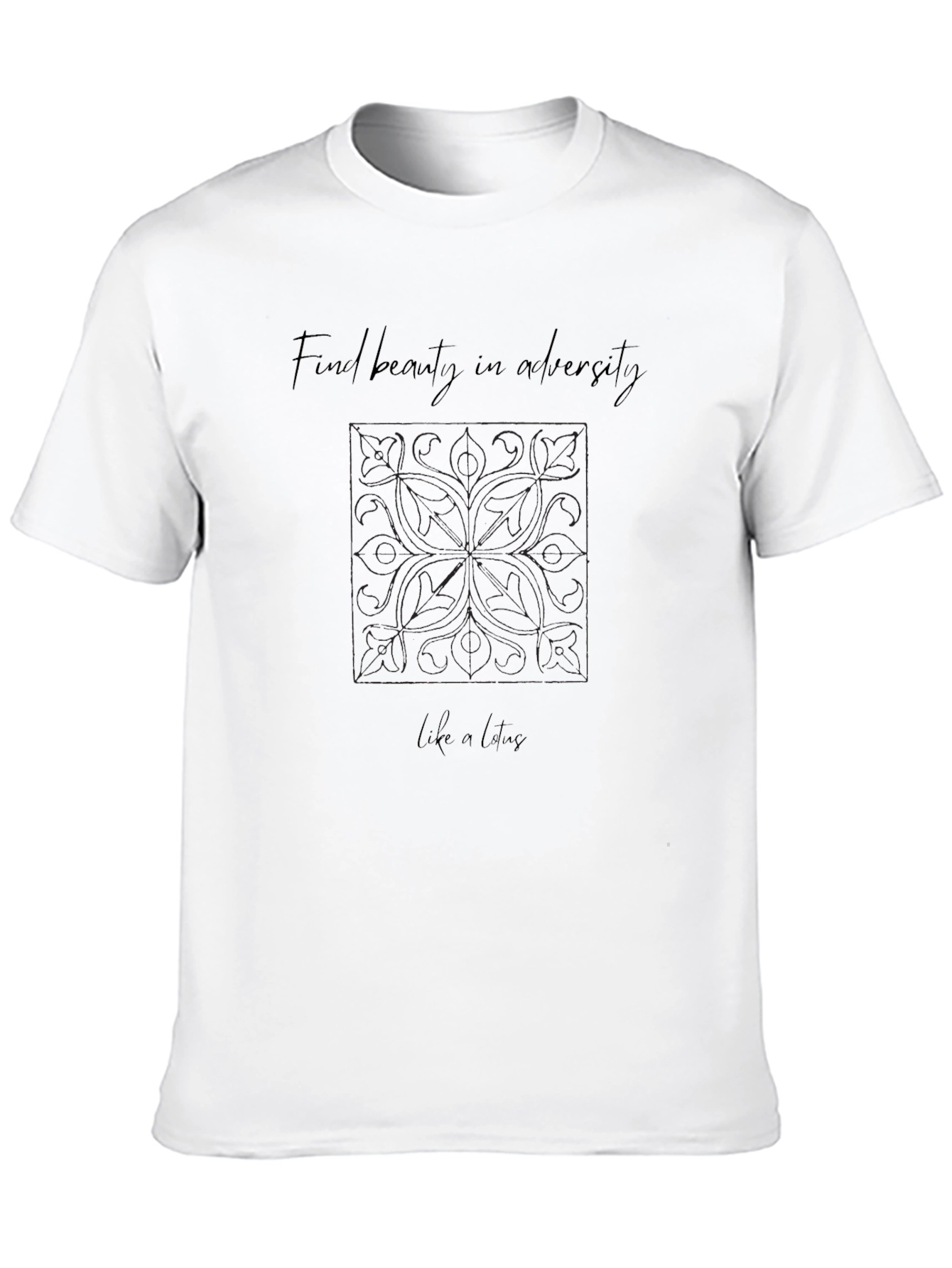Beauty in Adversity Lotus Graphic Tee