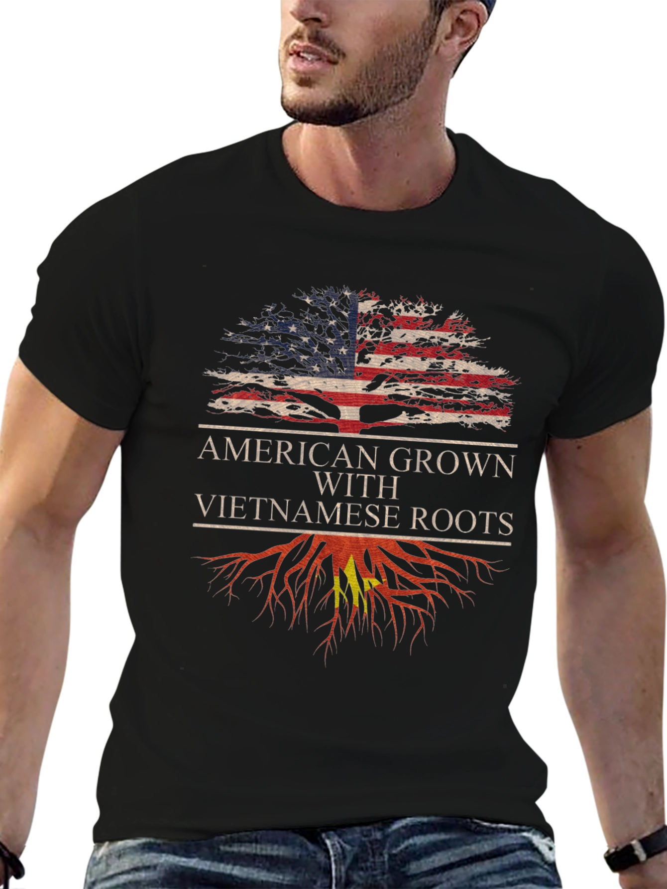 American Grown Vietnamese Roots T-Shirt