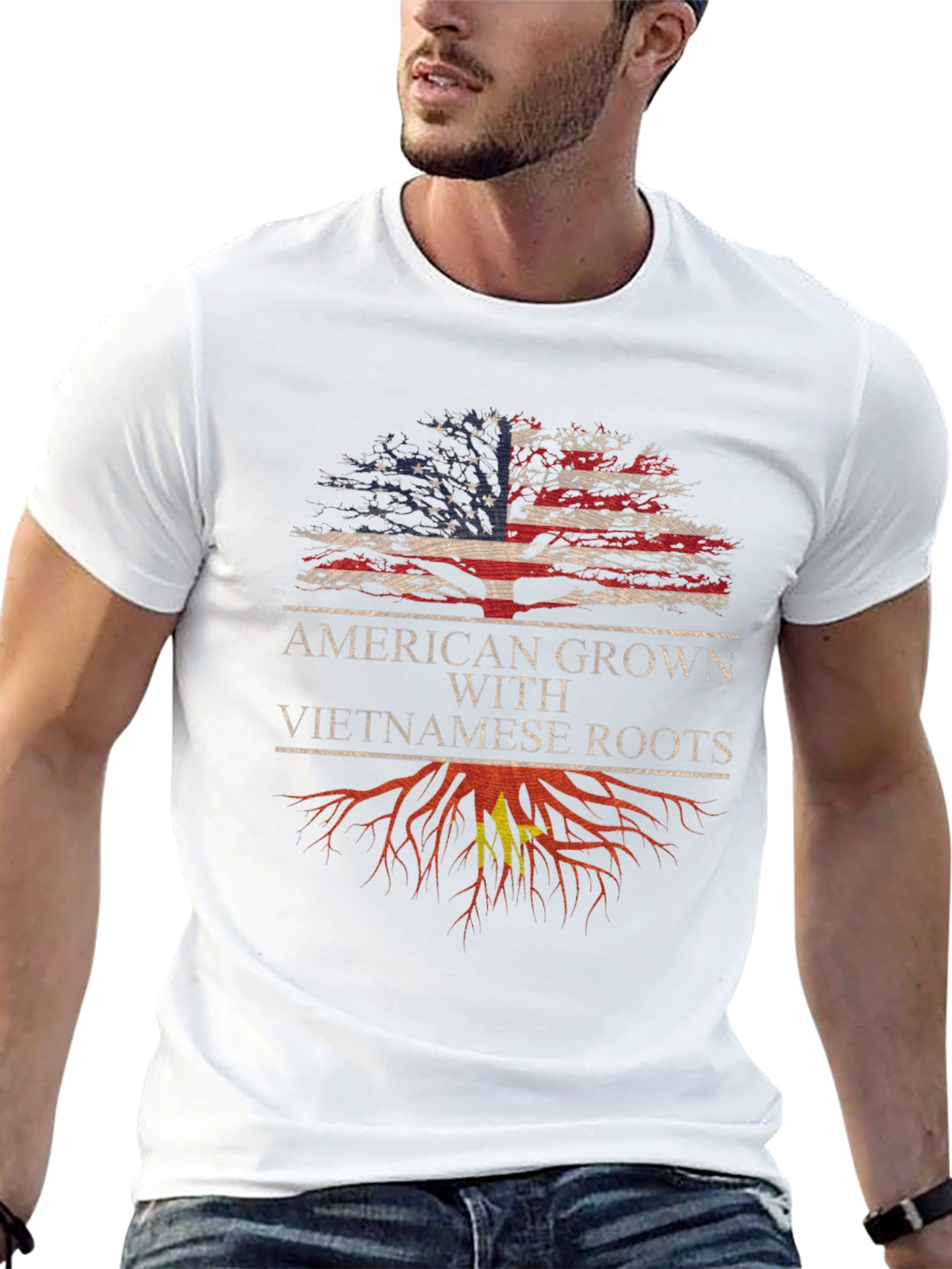 American Grown Vietnamese Roots T-Shirt