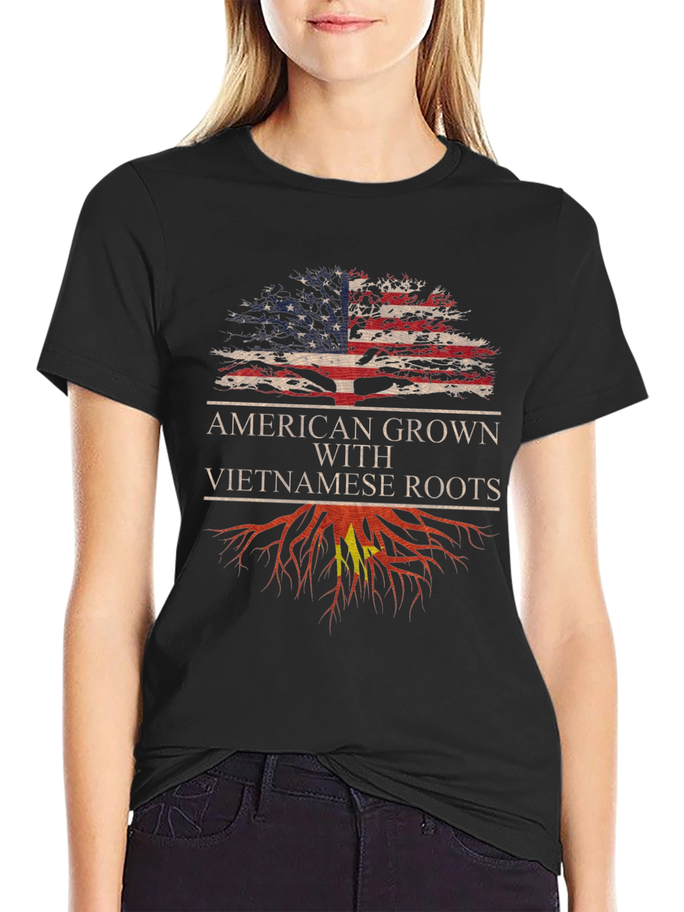 American Grown Vietnamese Roots T-Shirt