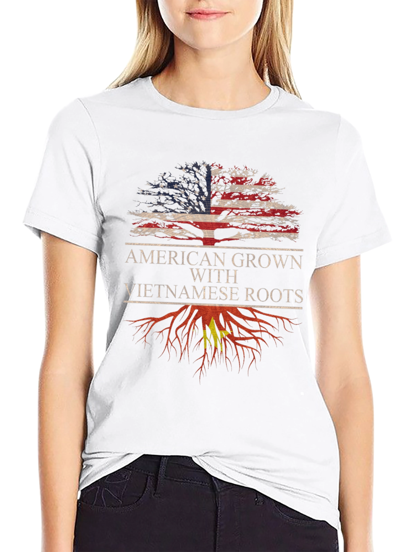American Grown Vietnamese Roots T-Shirt