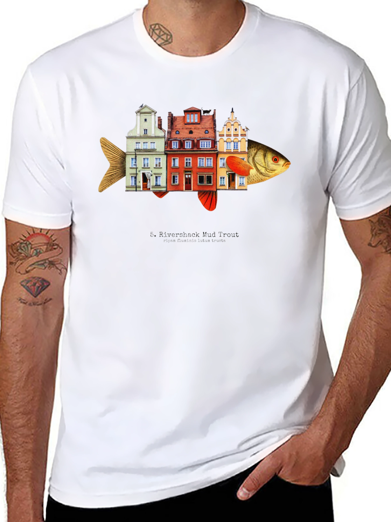 Riverbank Trout Graphic T-Shirt