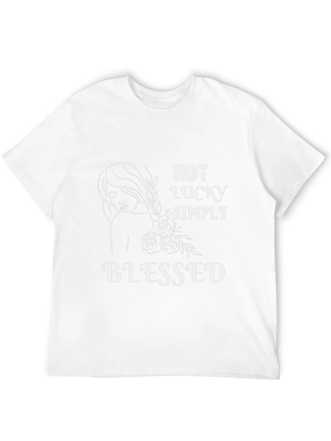 Blessed Graphic T-Shirt - Not Lucky Simply Blessed