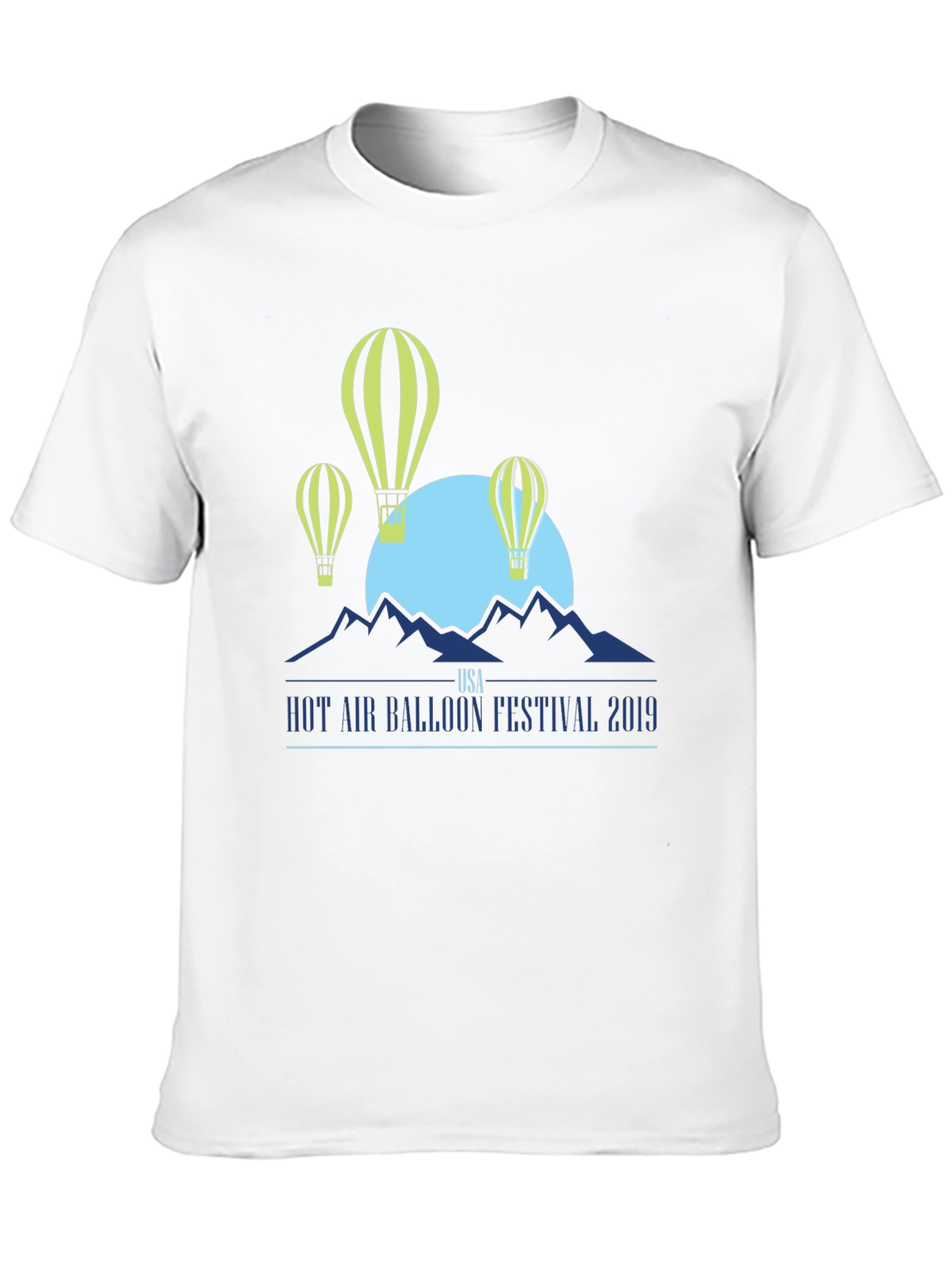 Hot Air Balloon Festival 2019 Black Graphic Tee