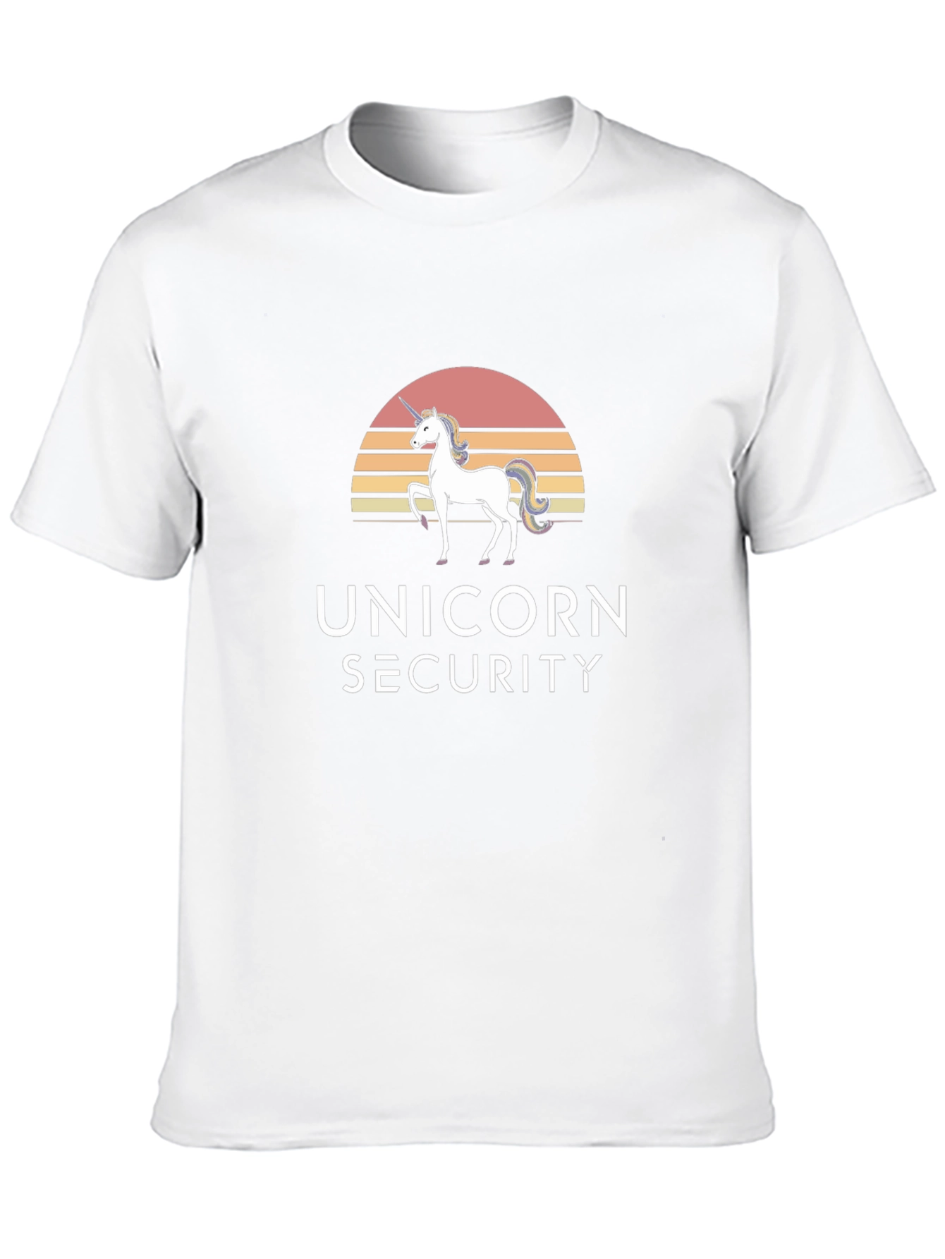 Unicorn Security Graphic T-Shirt - Black