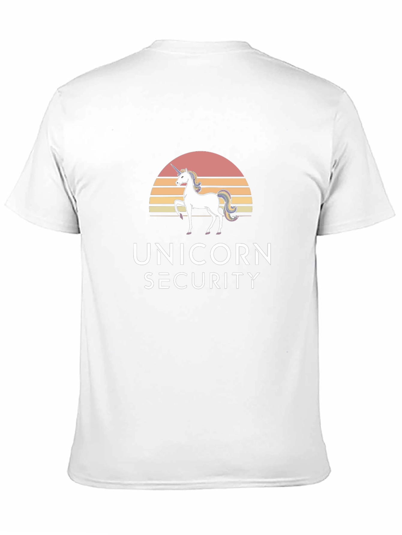Unicorn Security Graphic T-Shirt - Black