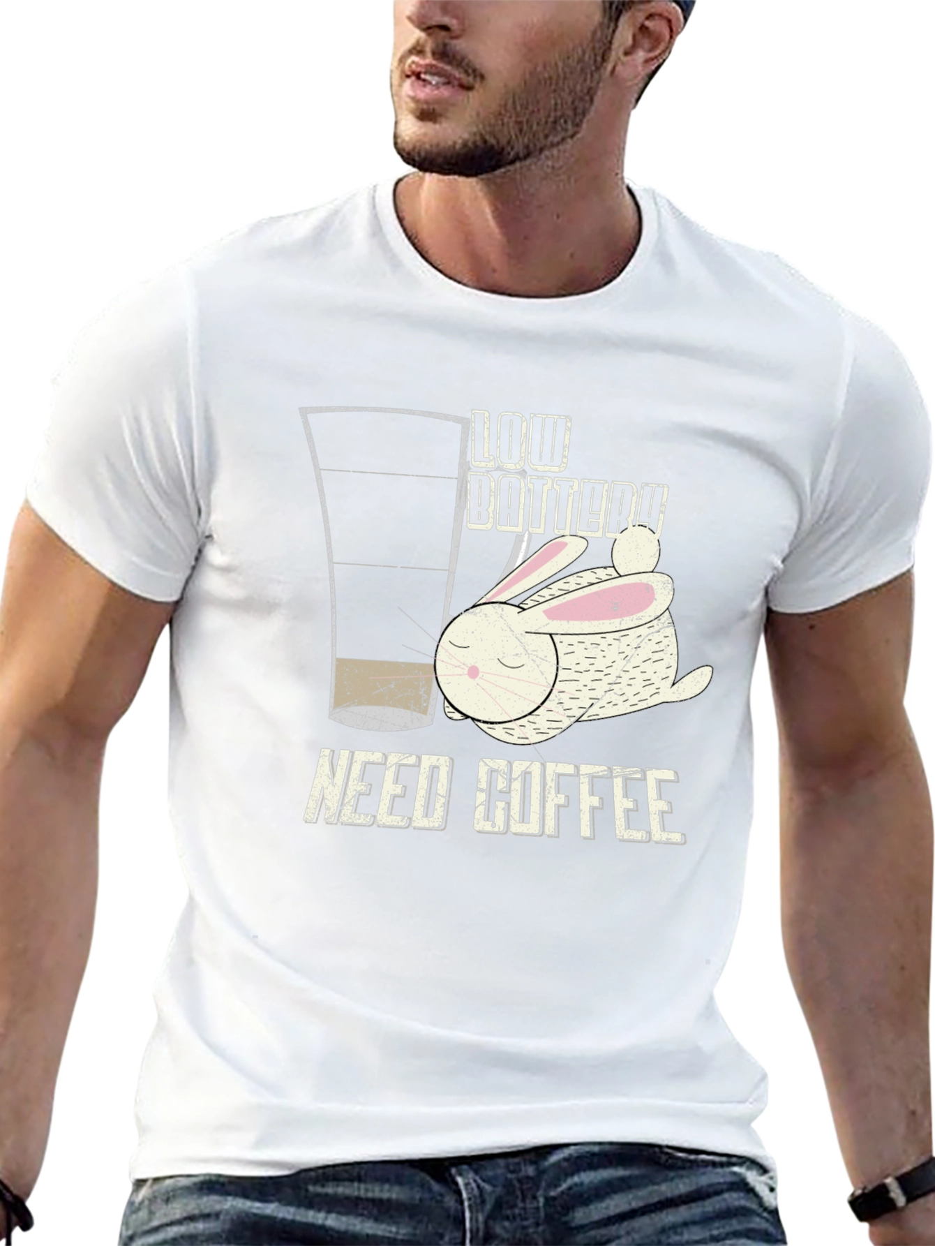 Low Battery Need Coffee T-Shirt
