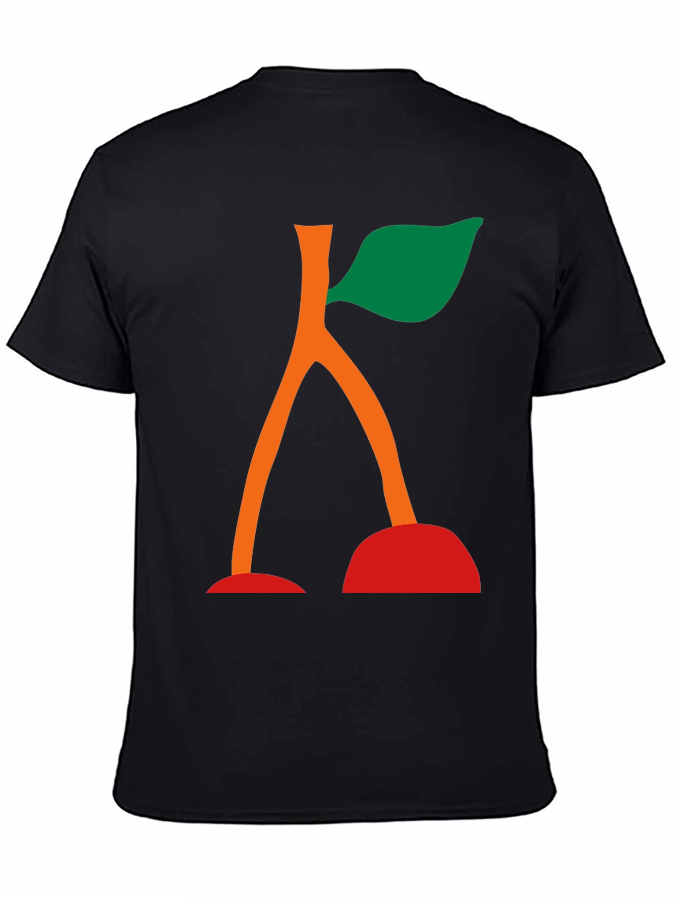 Abstract Cherry Graphic Tee - Unique Design