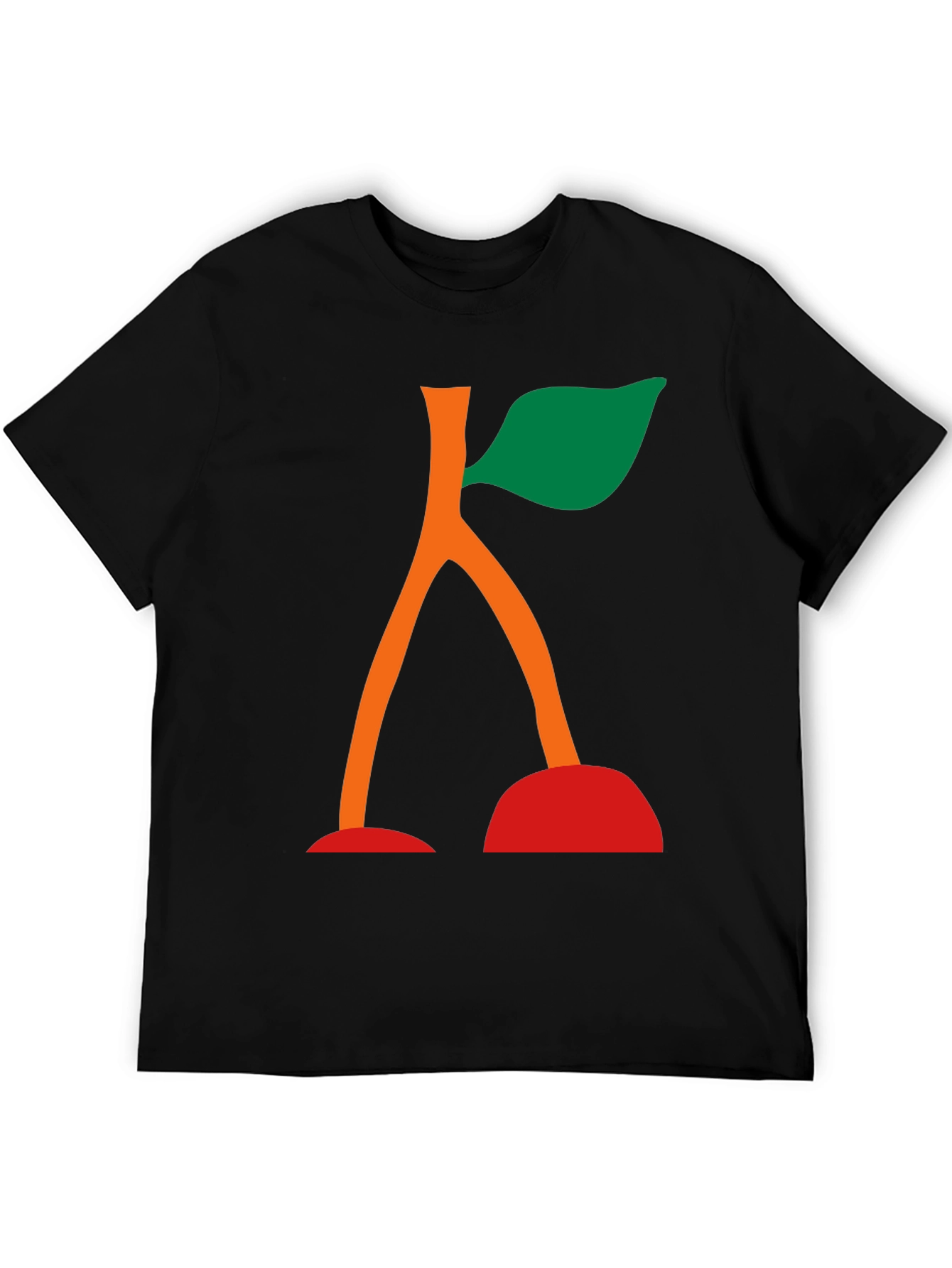 Abstract Cherry Graphic Tee - Unique Design