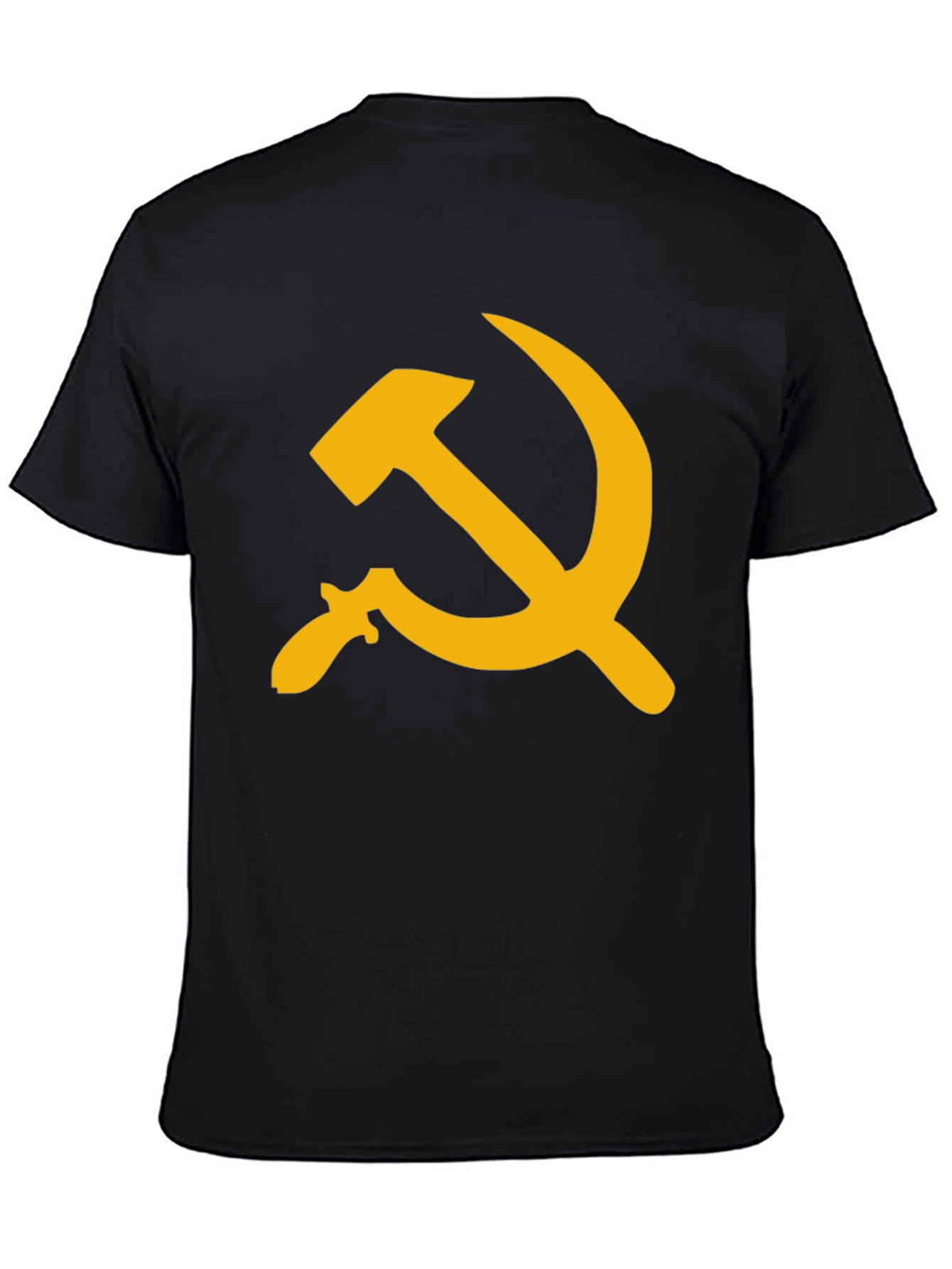 Hammer and Sickle Graphic Tee - Black