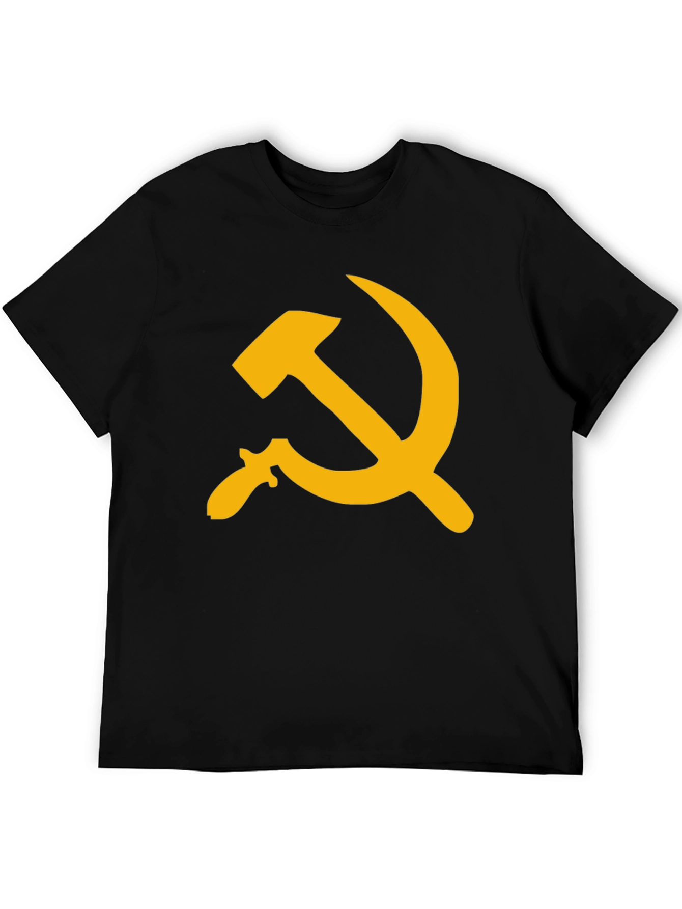 Hammer and Sickle Graphic Tee - Black