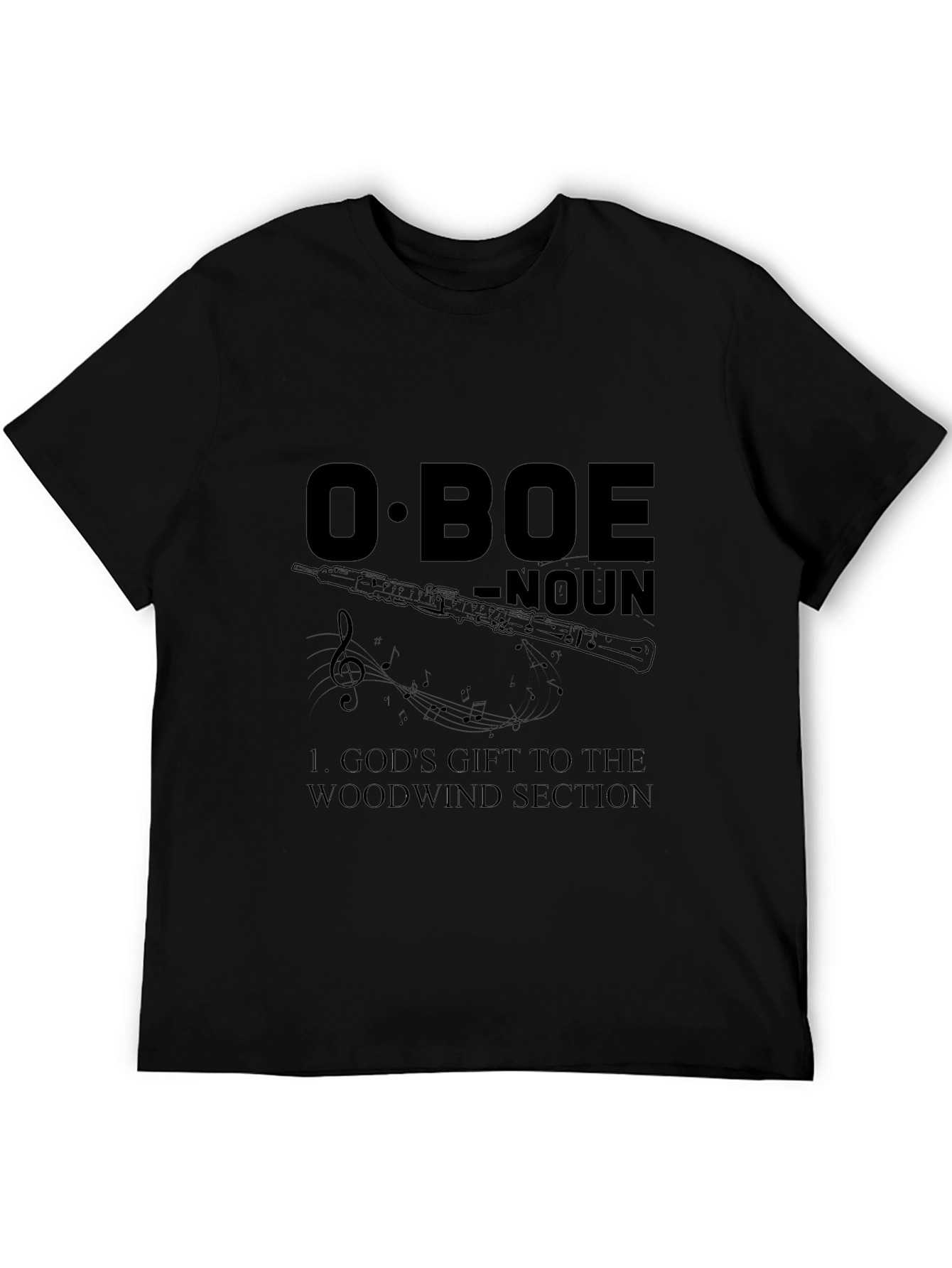 Oboe Definition Graphic T-Shirt - Musician Gift