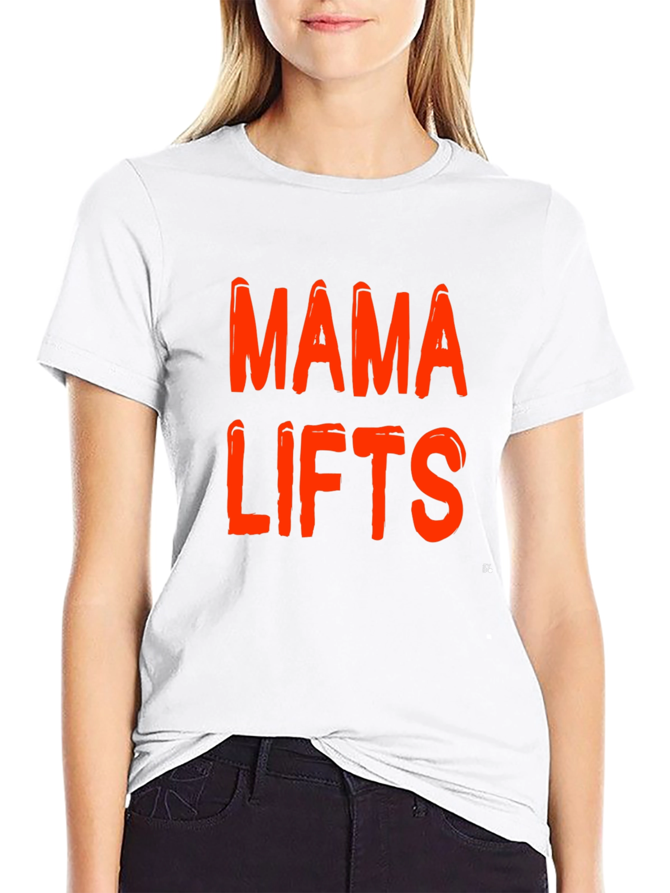Mama Lifts Graphic Tee - Black Casual Shirt