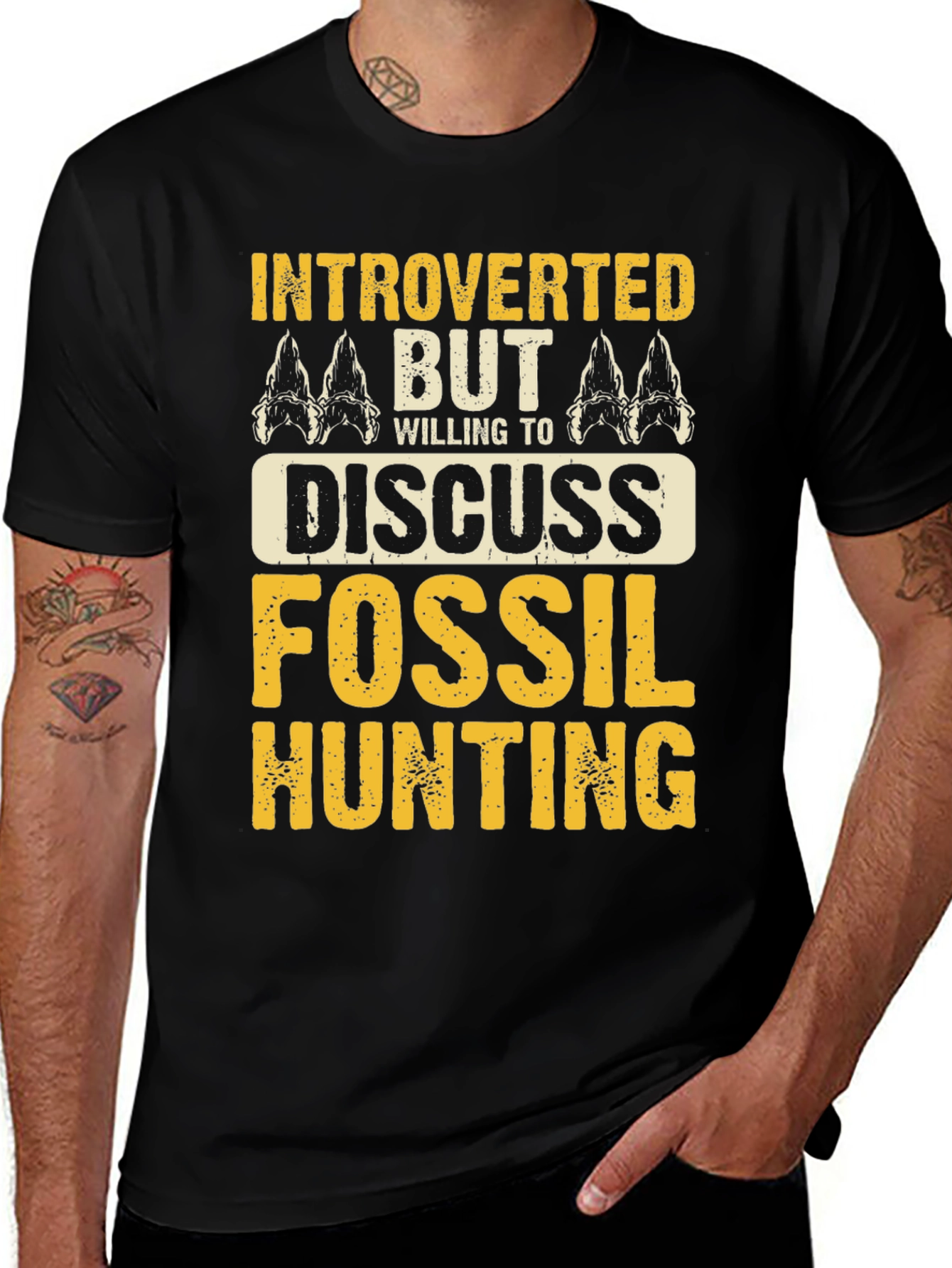 Introverted Fossil Hunting T-Shirt