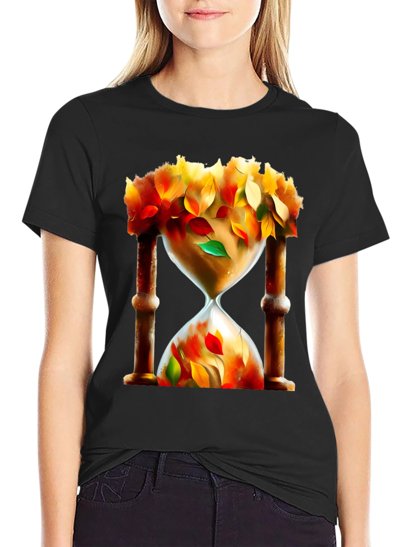 Autumnal Hourglass Graphic Tee - Limited Edition